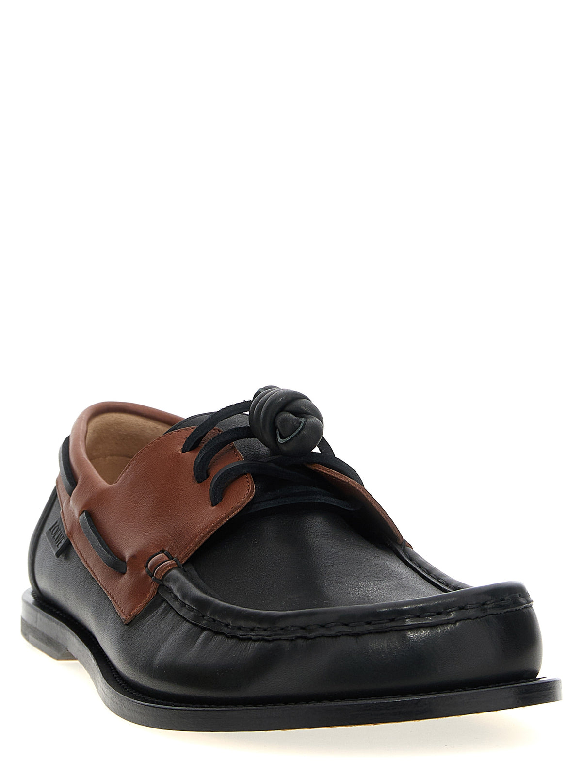 Loewe Multicolor Calfskin Slip-On Men's Loafers