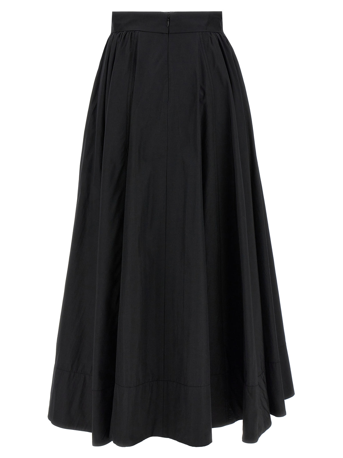 The Andamane Black Polyester Mini Women's Skirt