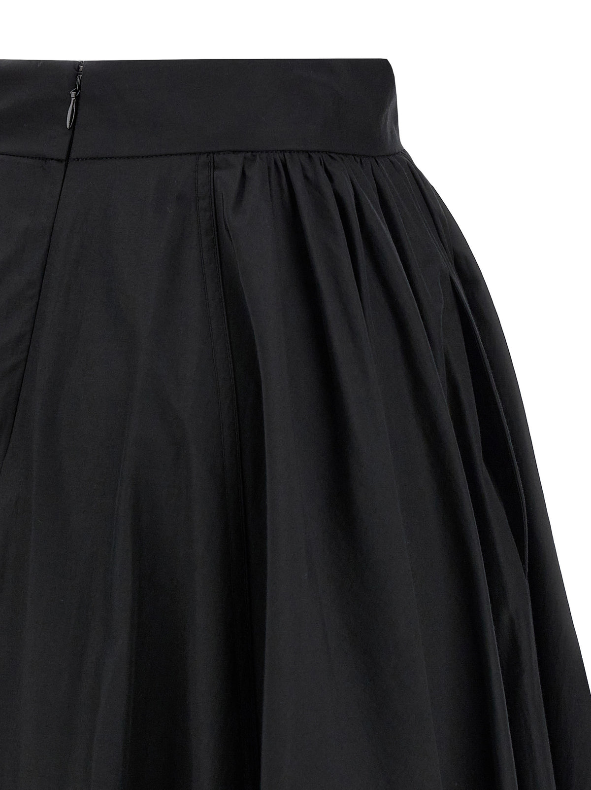 The Andamane Black Polyester Mini Women's Skirt
