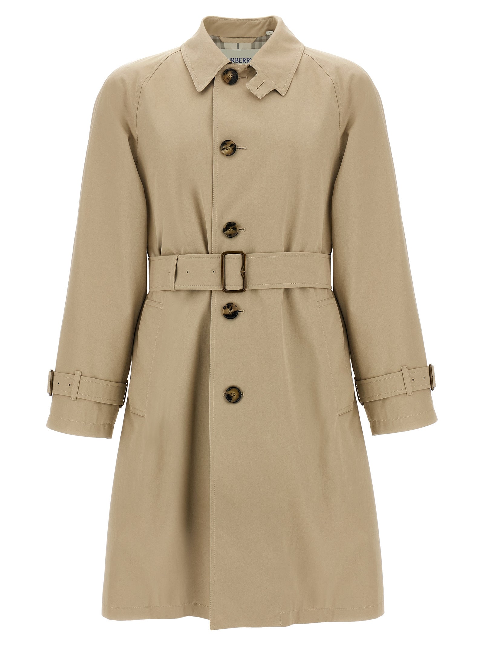 Burberry Beige Cotton Men's Coat