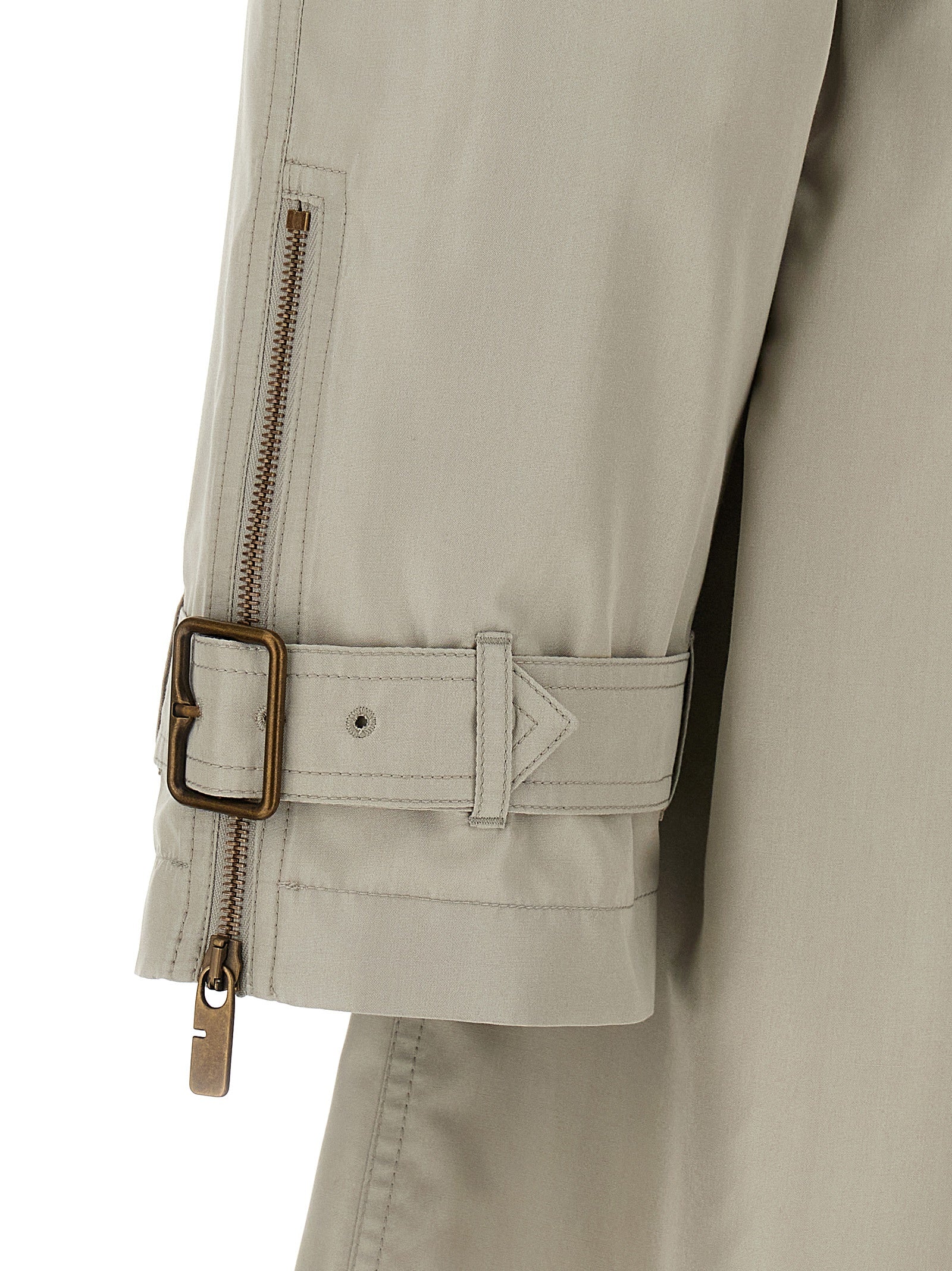 Burberry Gray Satin Men's Coat