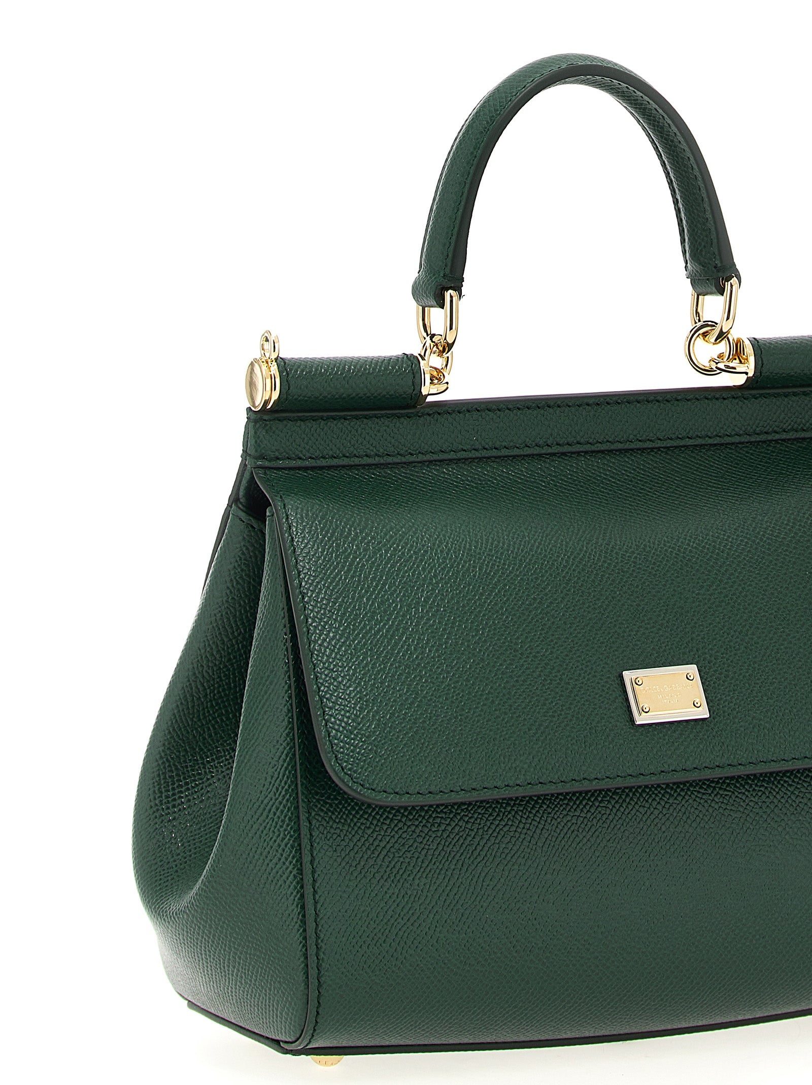 Dolce & Gabbana Bicolor Calfskin Women's Handbag
