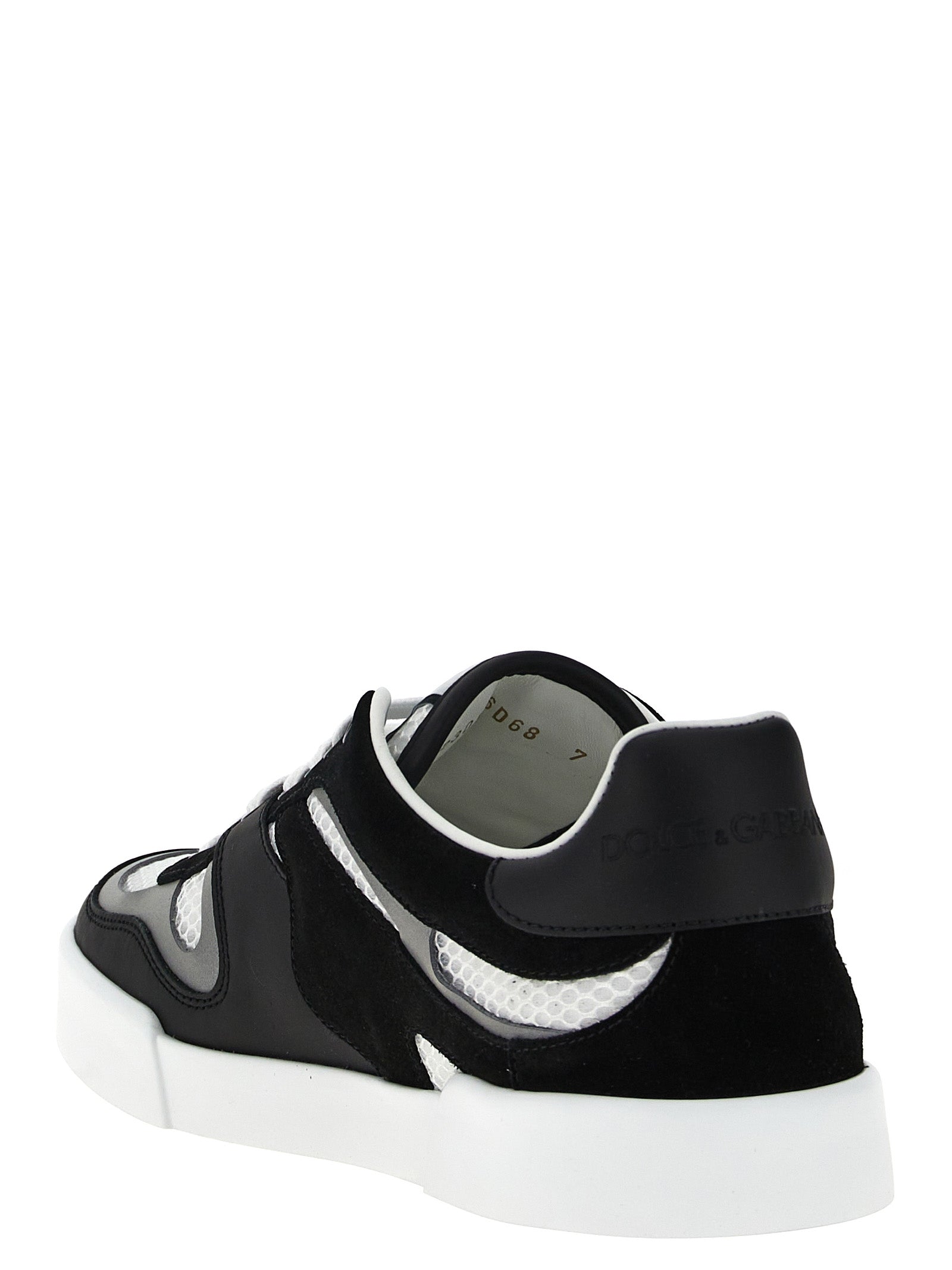 Dolce & Gabbana Bicolor Calfskin Men's Sneakers