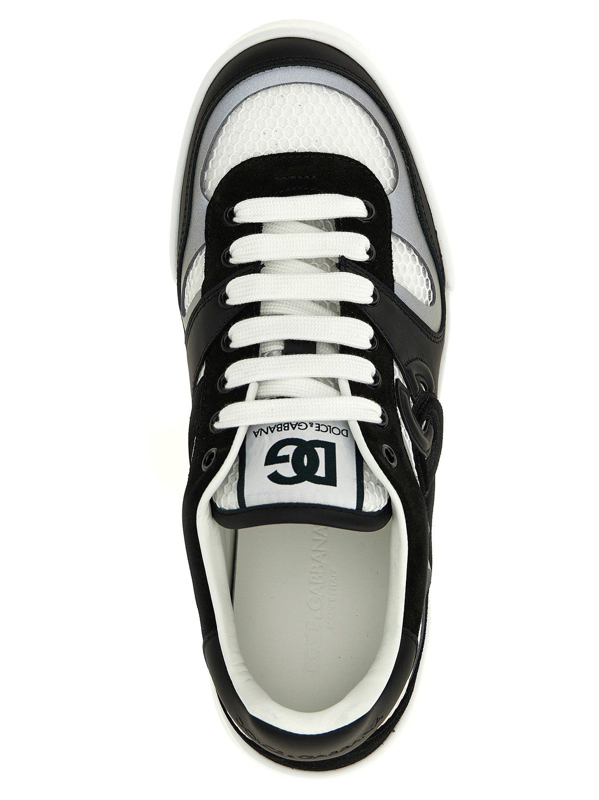 Dolce & Gabbana Bicolor Calfskin Men's Sneakers