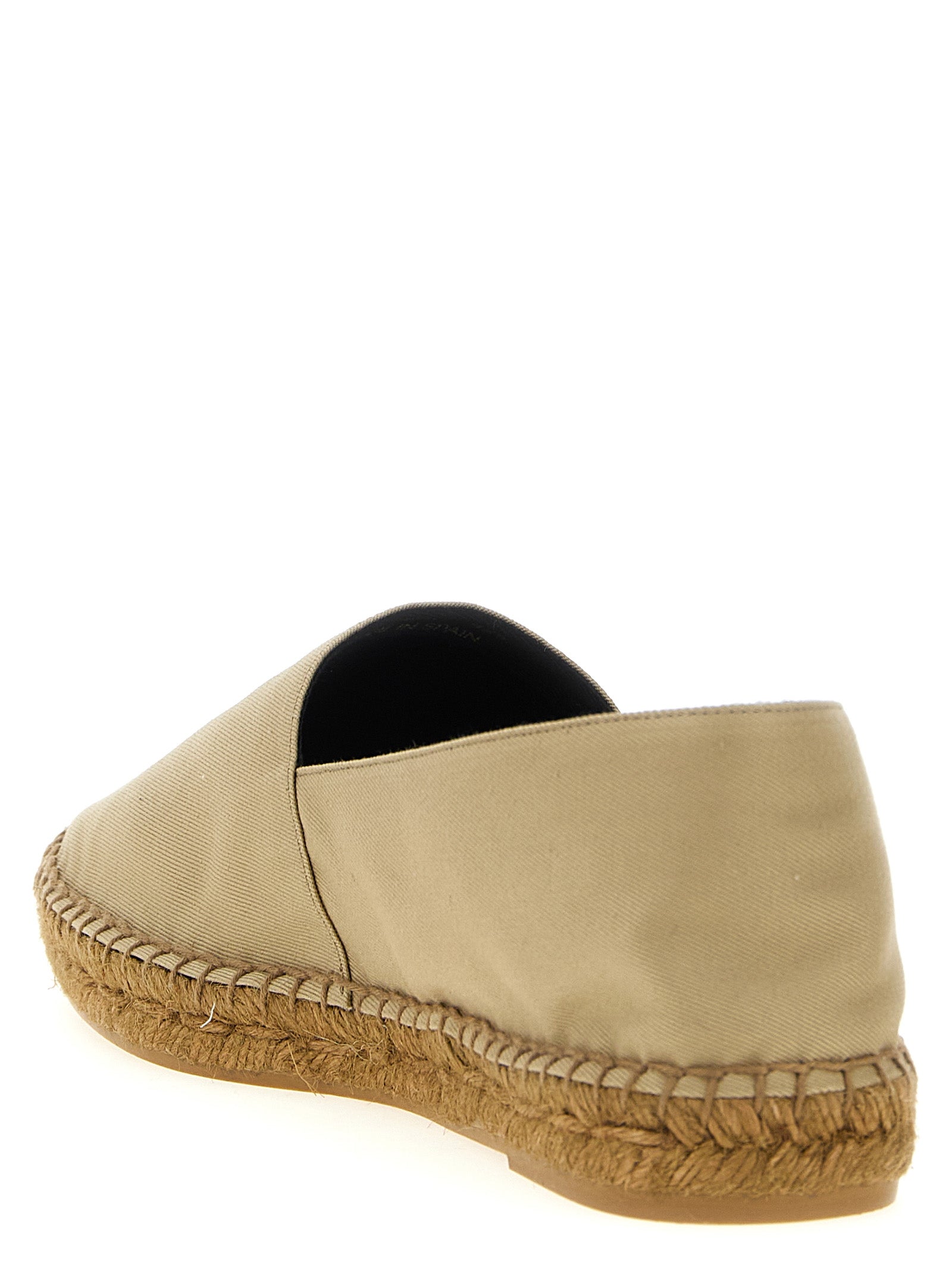 Saint Laurent Beige Cotton Men's Espadrilles
