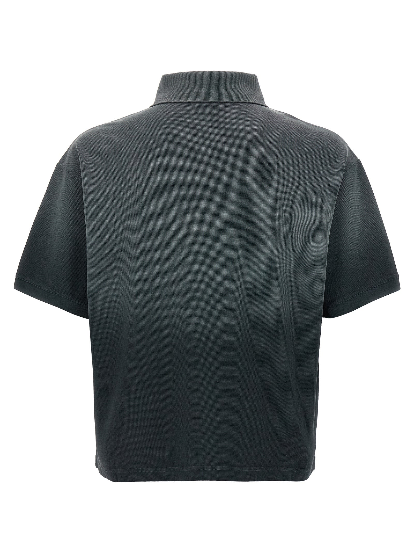 Alexander McQueen Gray Cotton Polo Men's Shirt