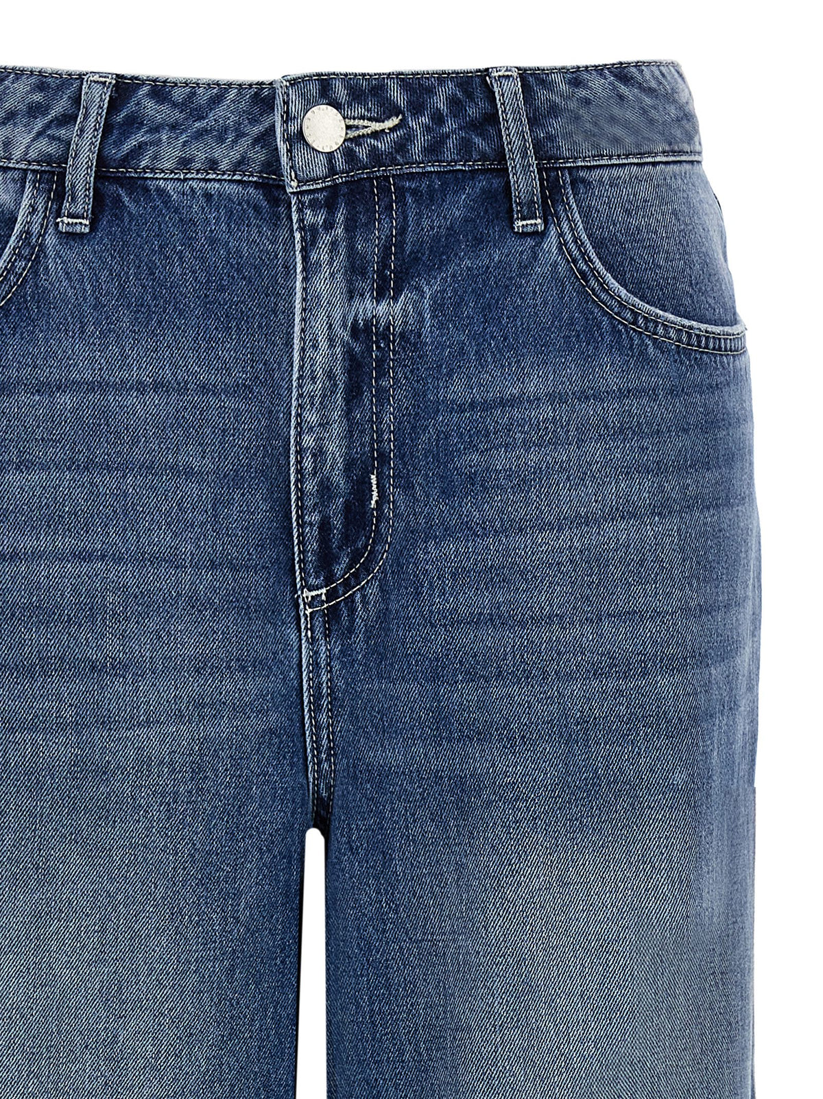 L'Agence Blue Cotton Jeans Women's Denim