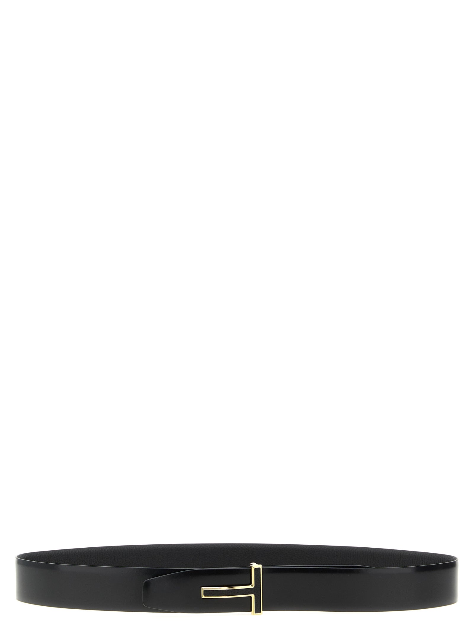 Tom Ford Black Calfskin Regular Men's Belt