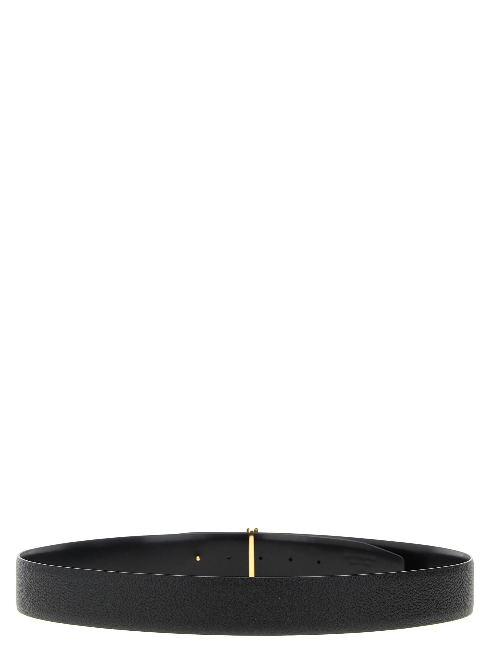 Tom Ford Black Calfskin Regular Men's Belt