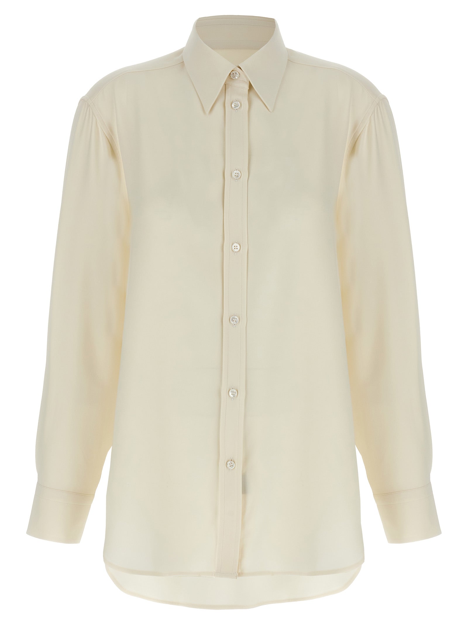 Brioni White Silk Women's Blouse