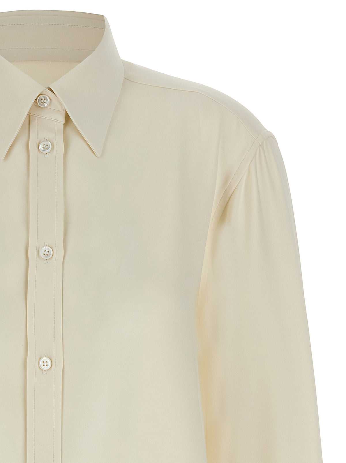 Brioni White Silk Women's Blouse