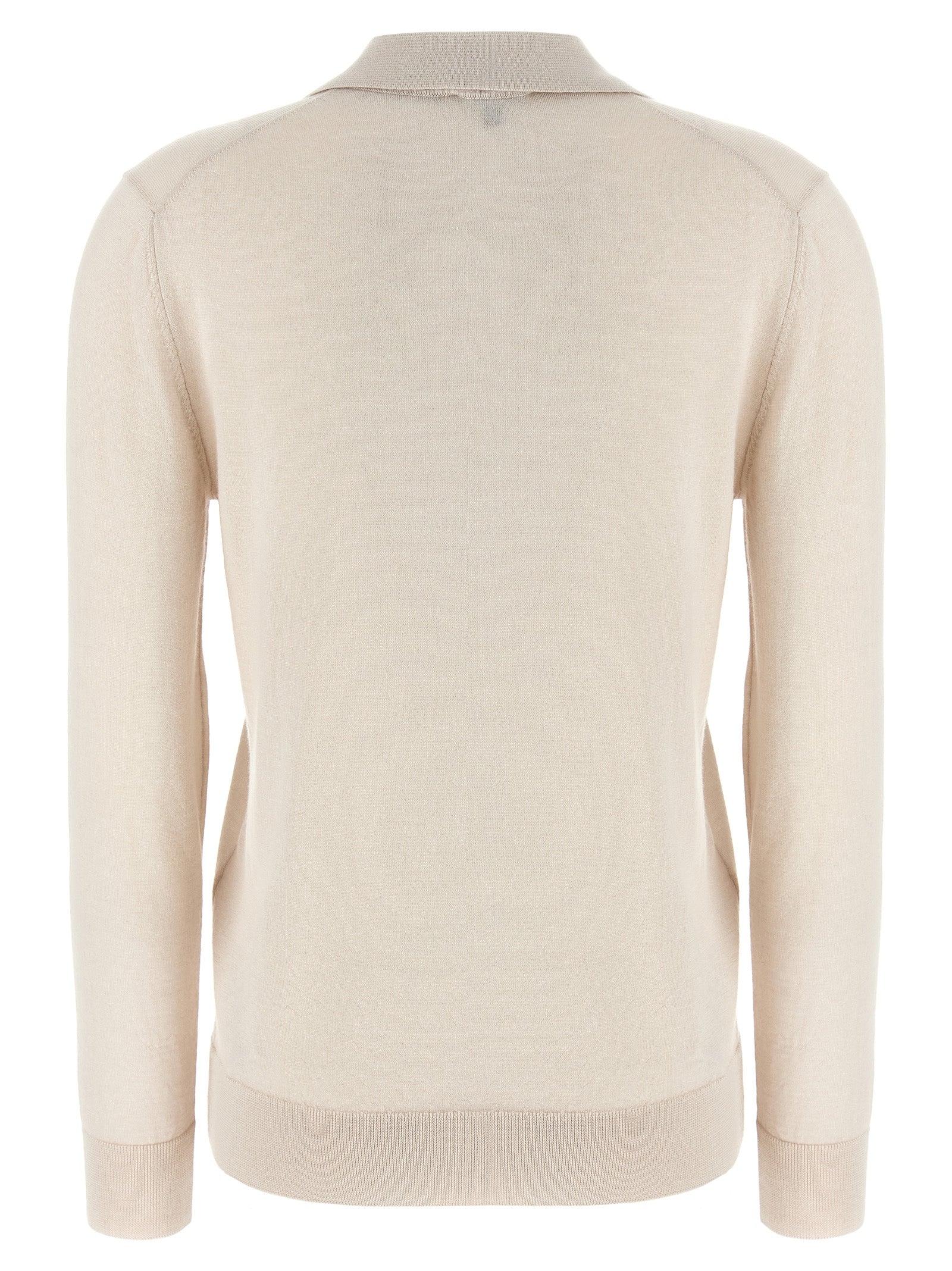 Brioni Beige Cashmere Polo Women's Shirt