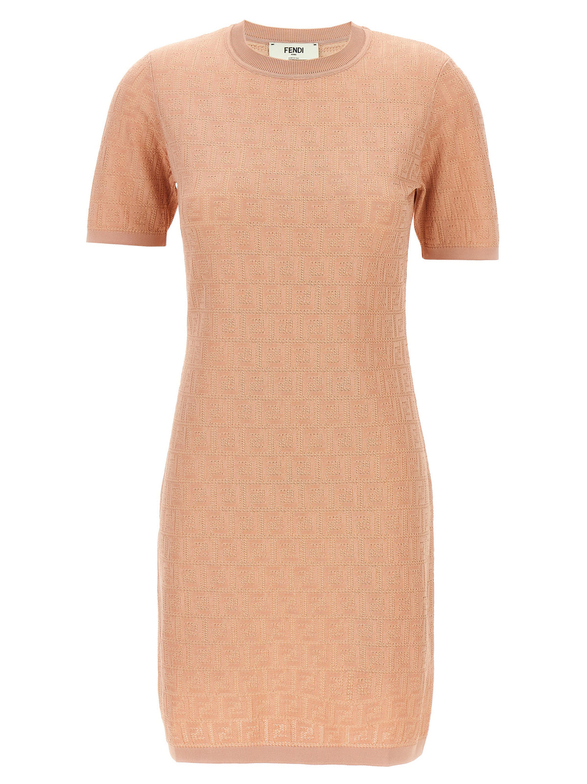 Fendi Multicolor Cotton Short Women's Dress