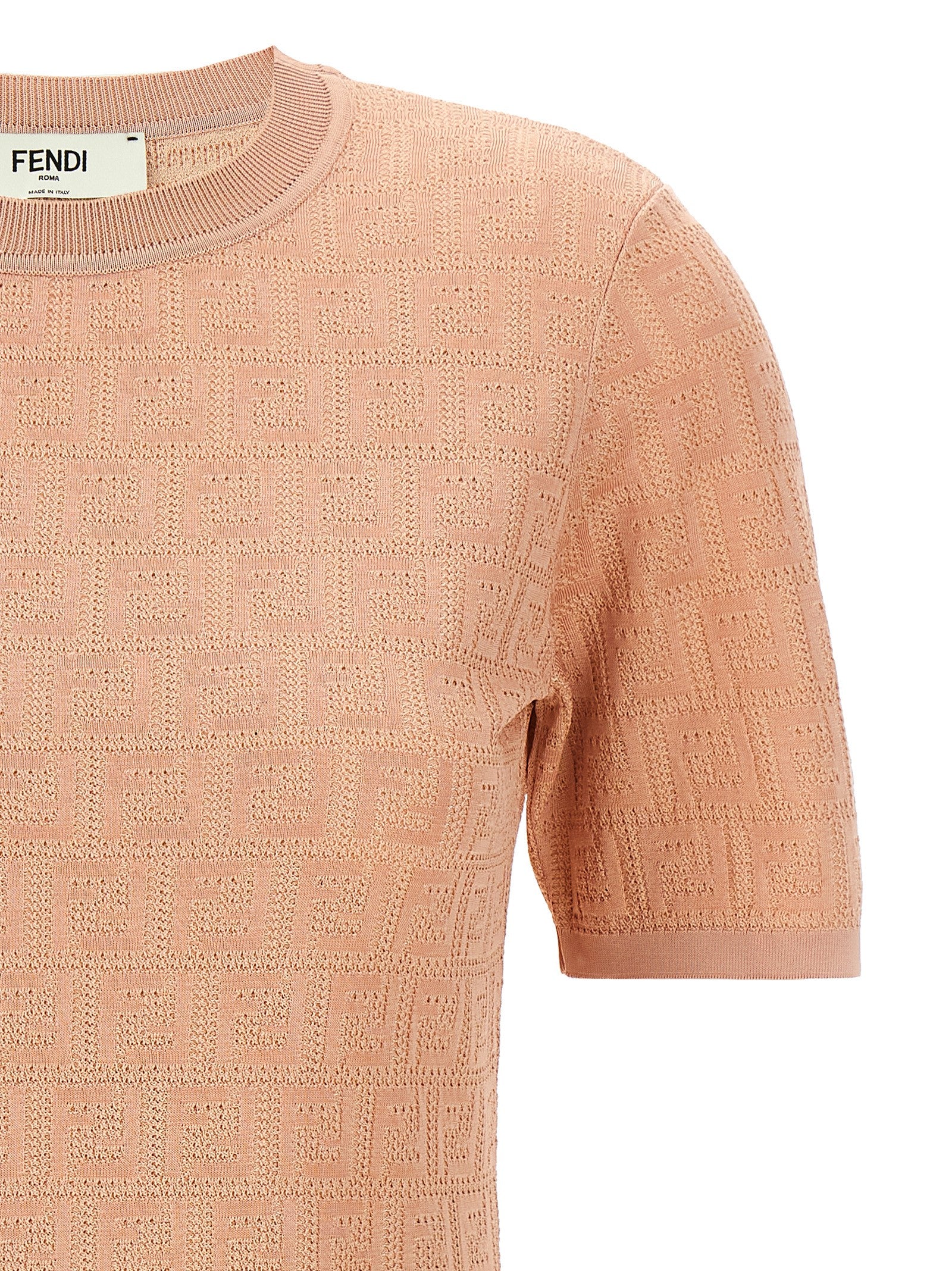Fendi Multicolor Cotton Short Women's Dress