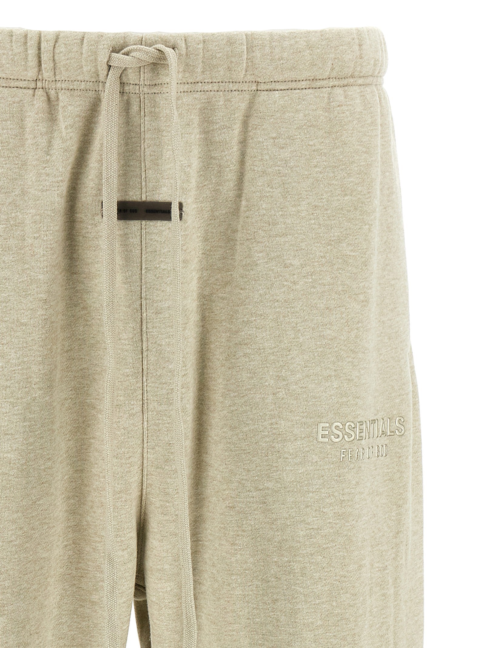 FEAR OF GOD ESSENTIAL Gray Cotton Joggers (Workout Men's Pants)