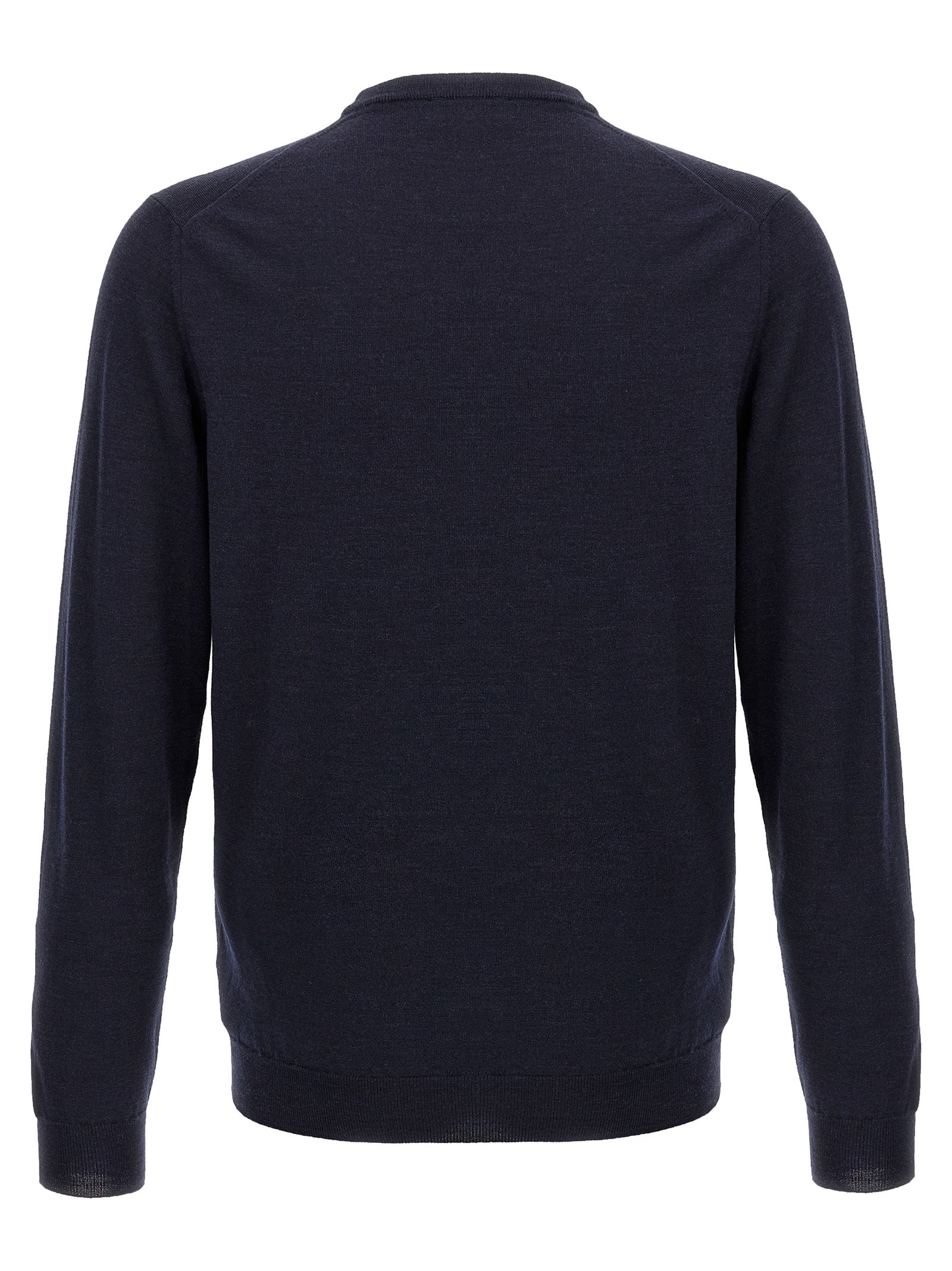 ZANONE Blue Virgin Wool Men's Cardigan