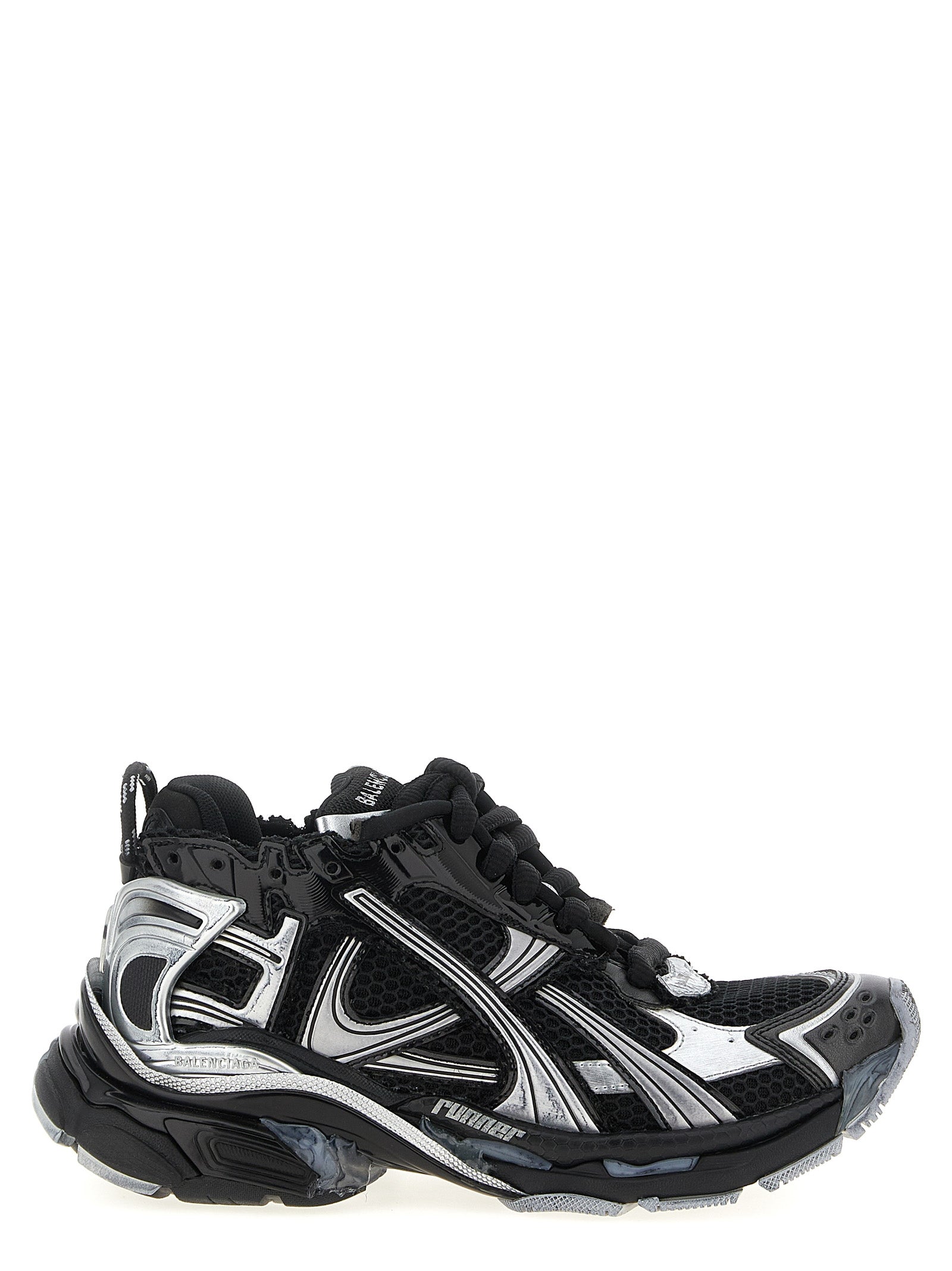 Balenciaga Black Polyethylene Athletic Women's Sneakers