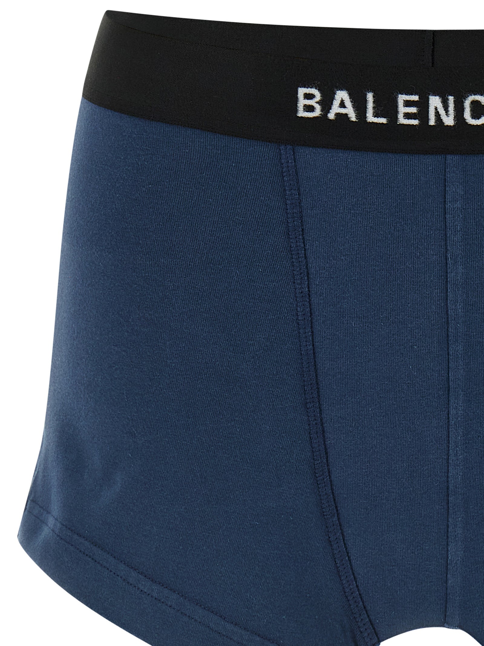 Balenciaga Blue Cotton Long Women's Skirt