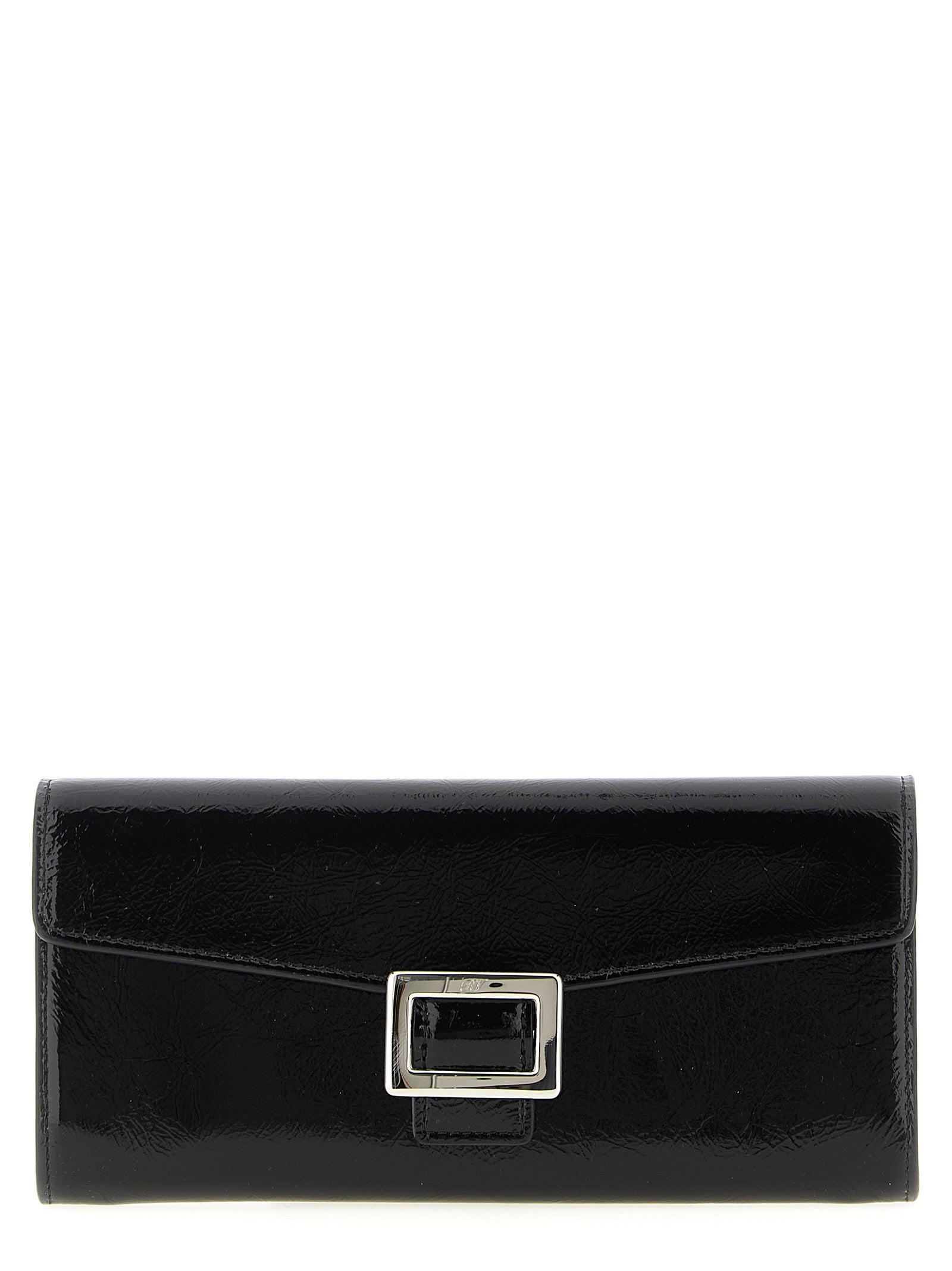 Roger Vivier Black Calfskin Women's Cardholder