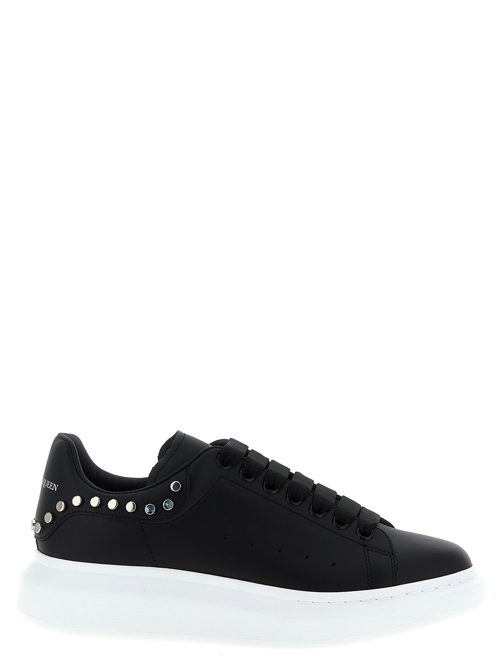 Alexander McQueen Black Calfskin Chunky Men's Sneakers