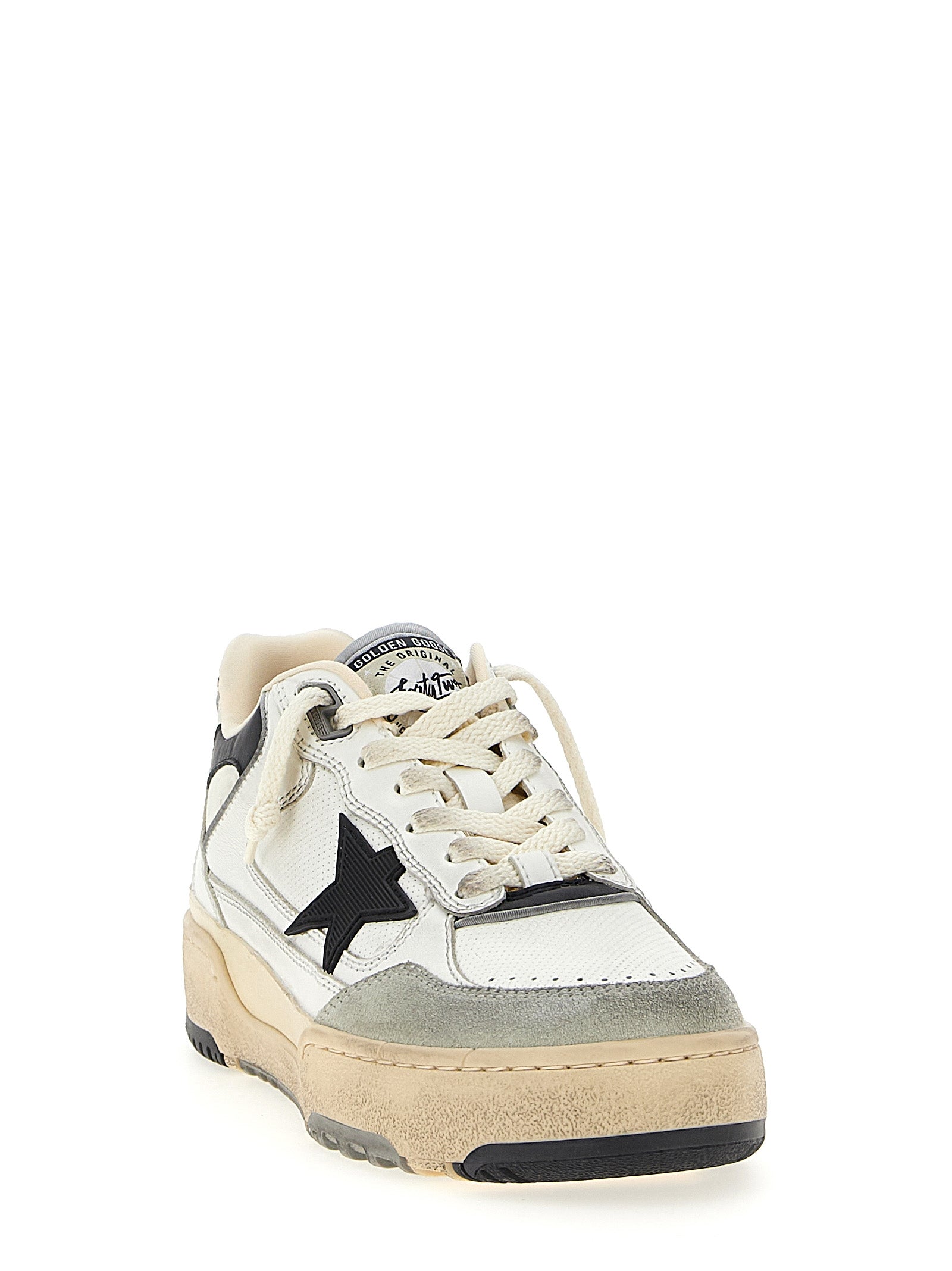 Golden Goose Bicolor Leather Athletic Women's Sneakers