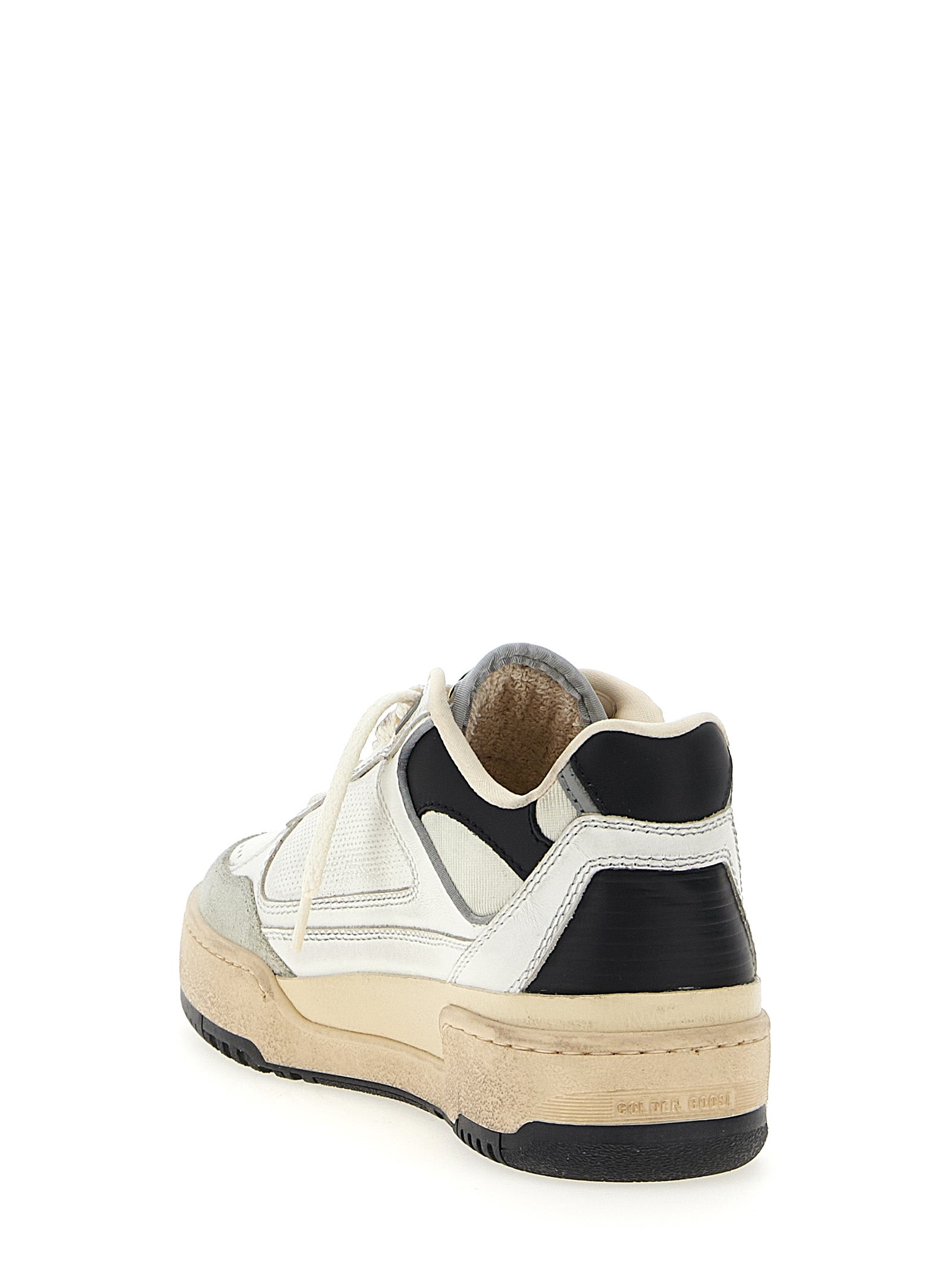 Golden Goose Bicolor Leather Athletic Women's Sneakers