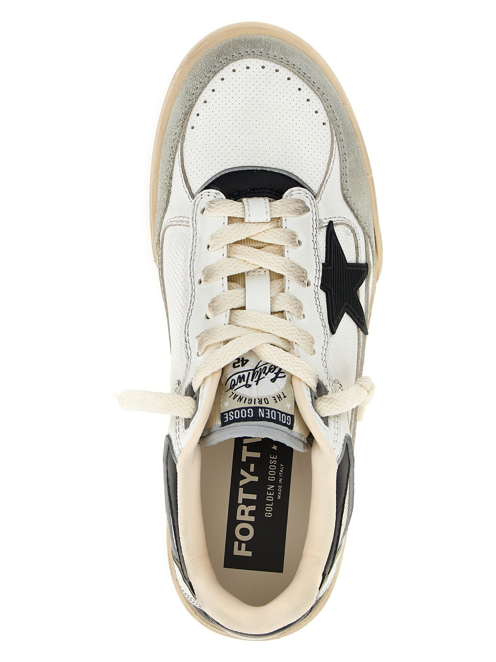 Golden Goose Bicolor Leather Athletic Women's Sneakers