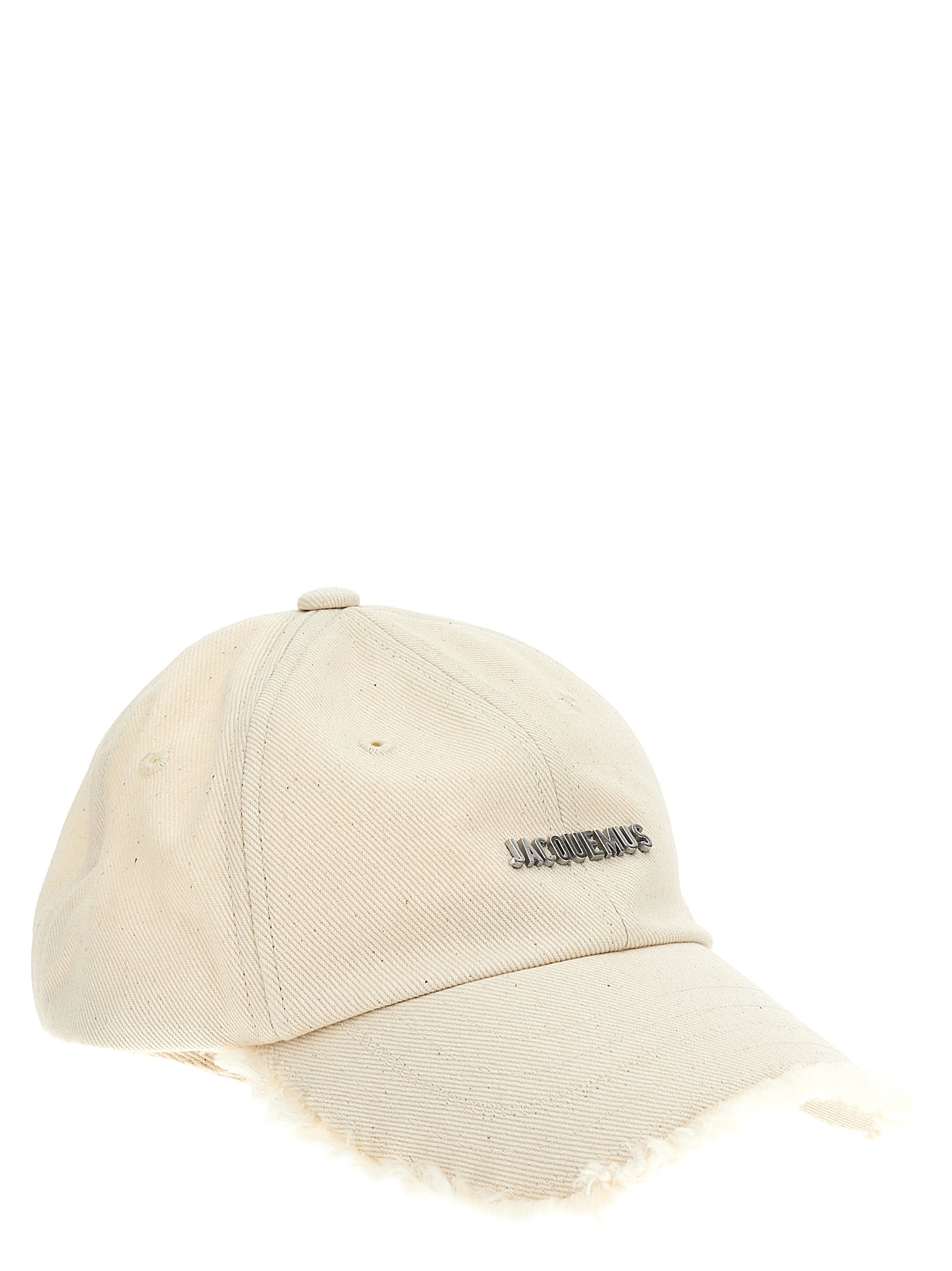 Jacquemus White Cotton Cap (Baseball  Hat)