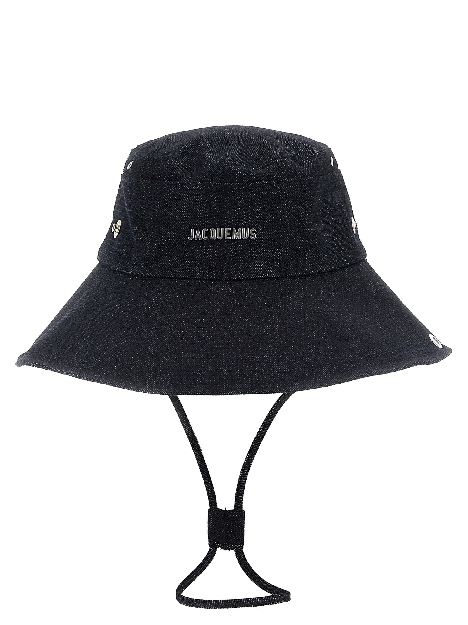Jacquemus Blue Cotton Bucket Men's Hat
