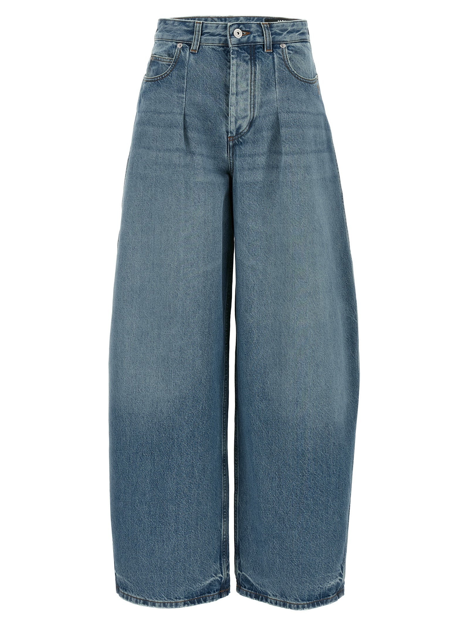 Jacquemus Blue Cotton High-Waisted Women's Jean