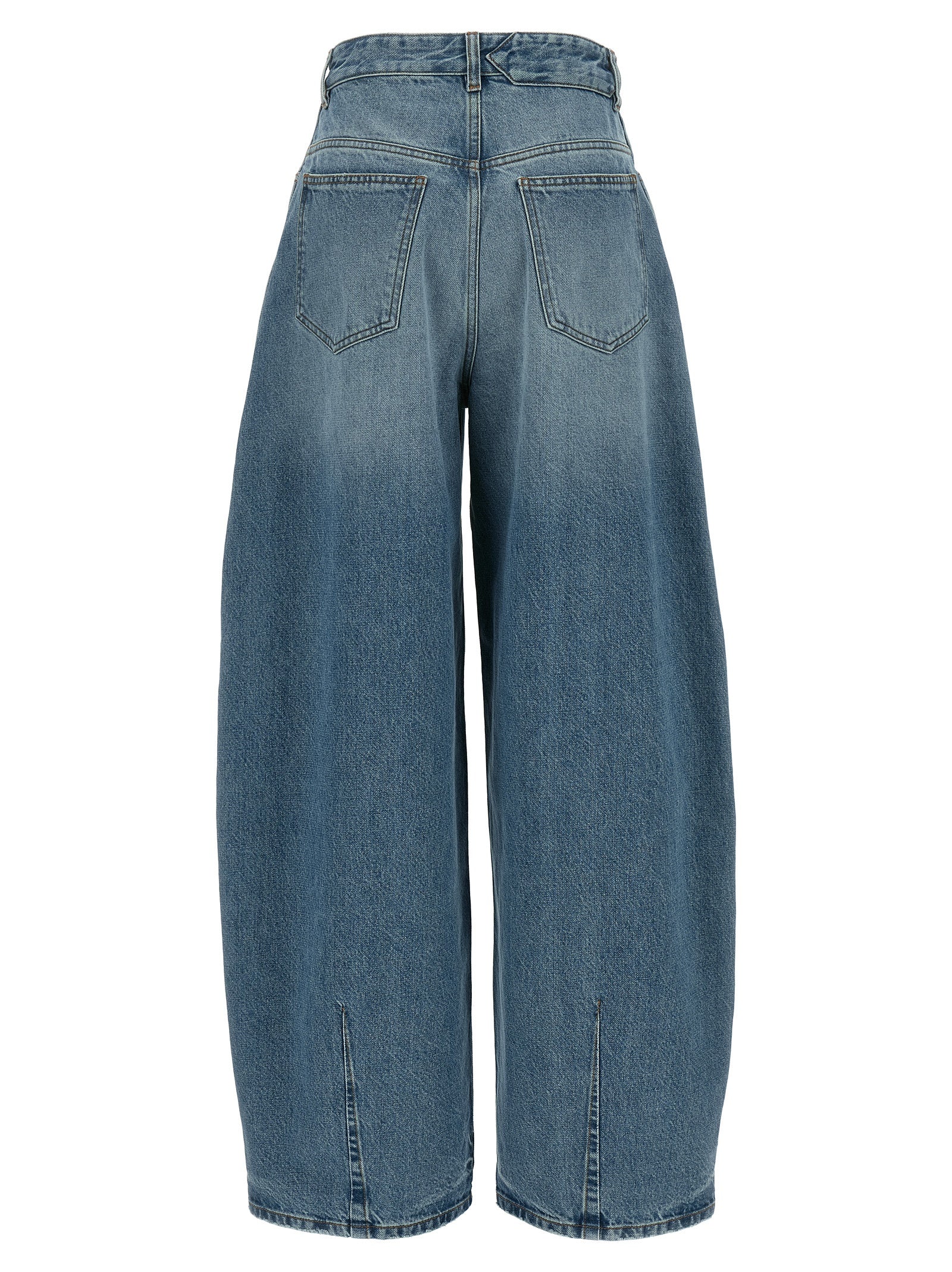 Jacquemus Blue Cotton High-Waisted Women's Jean