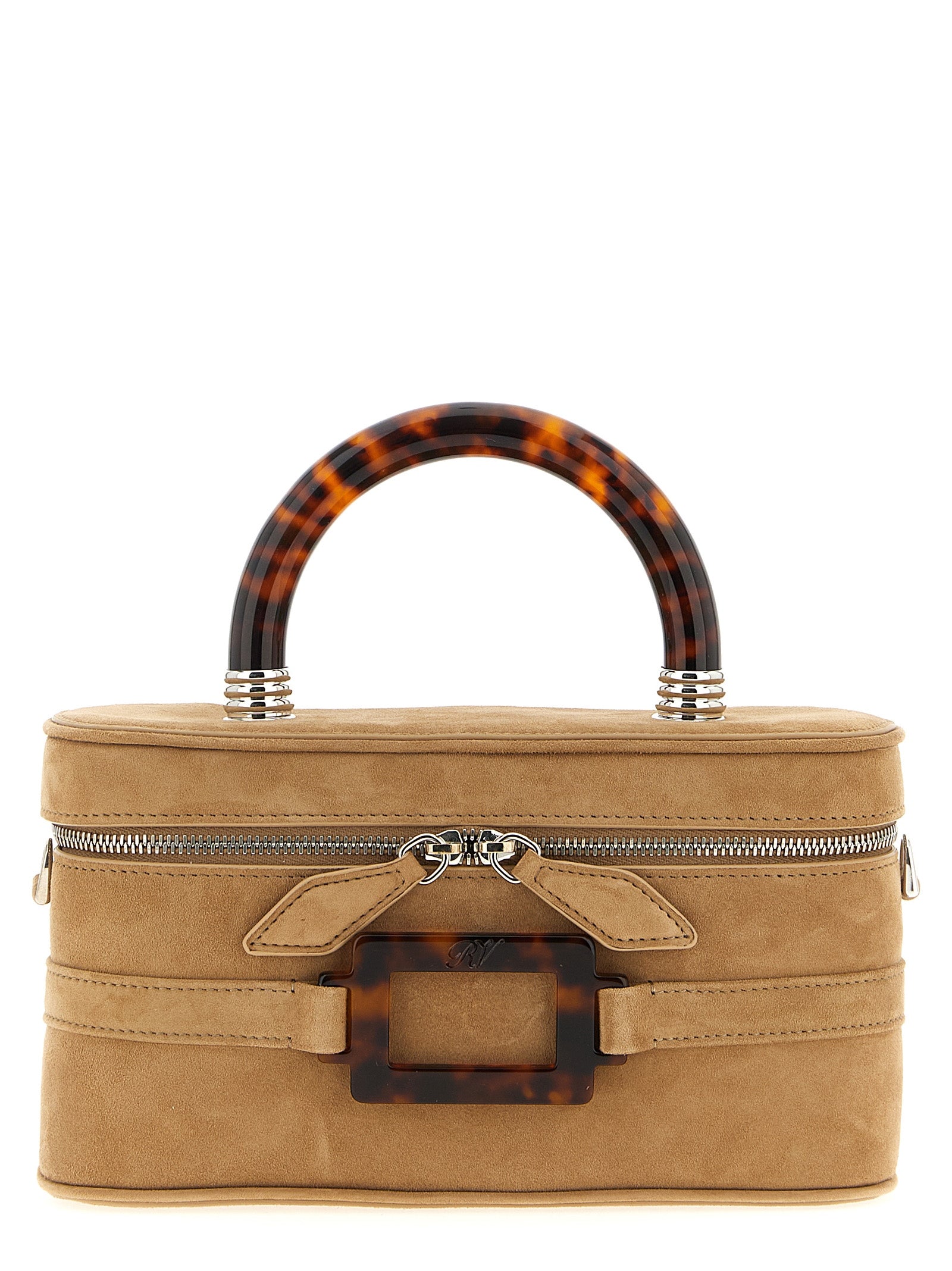 Roger Vivier Beige Goatskin Women's Handbag
