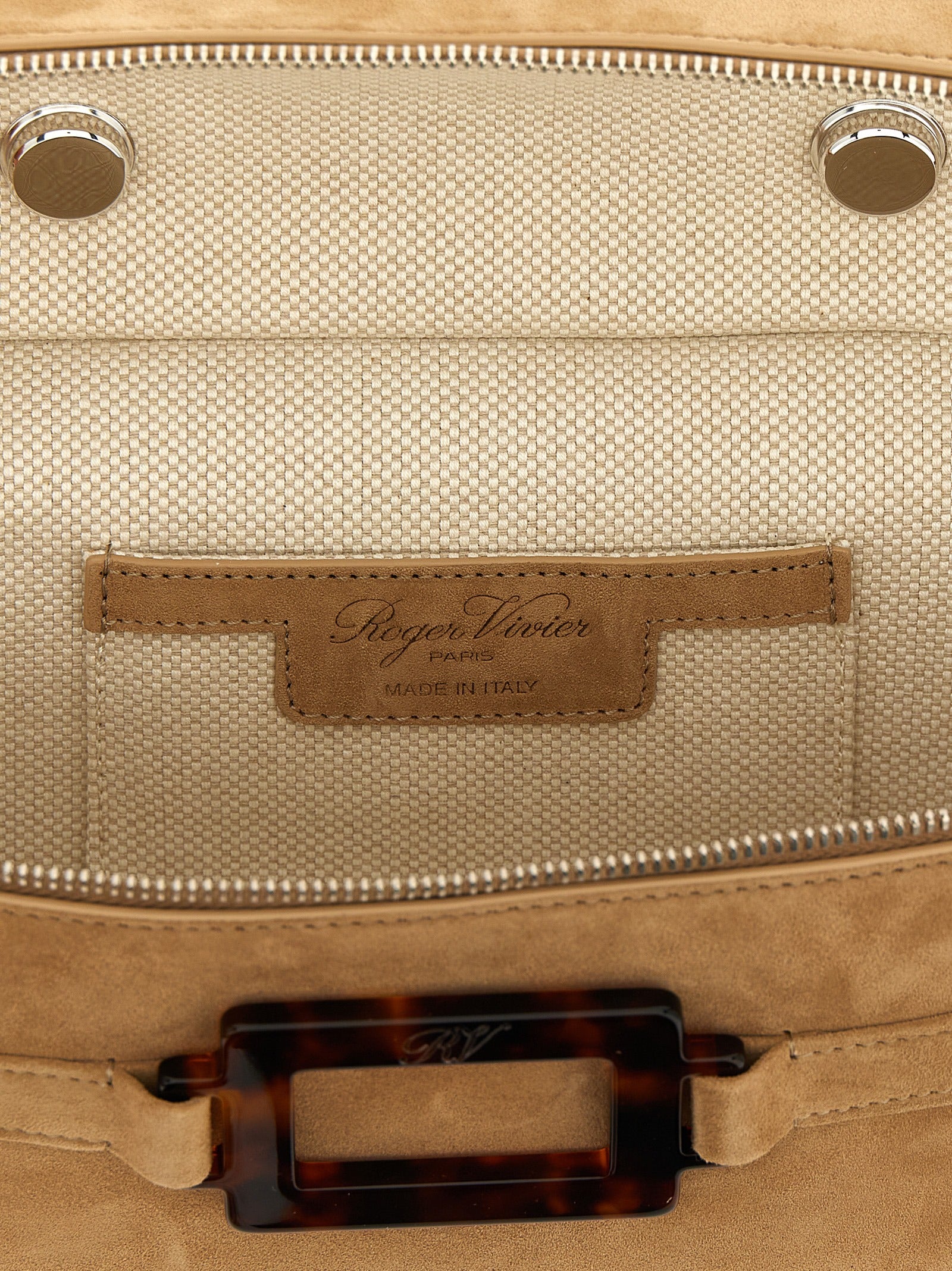 Roger Vivier Beige Goatskin Women's Handbag