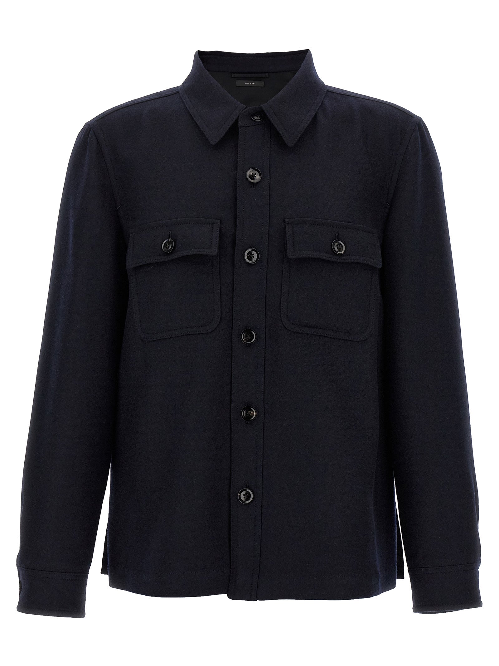 Tom Ford Blue Wool Men's Blouse