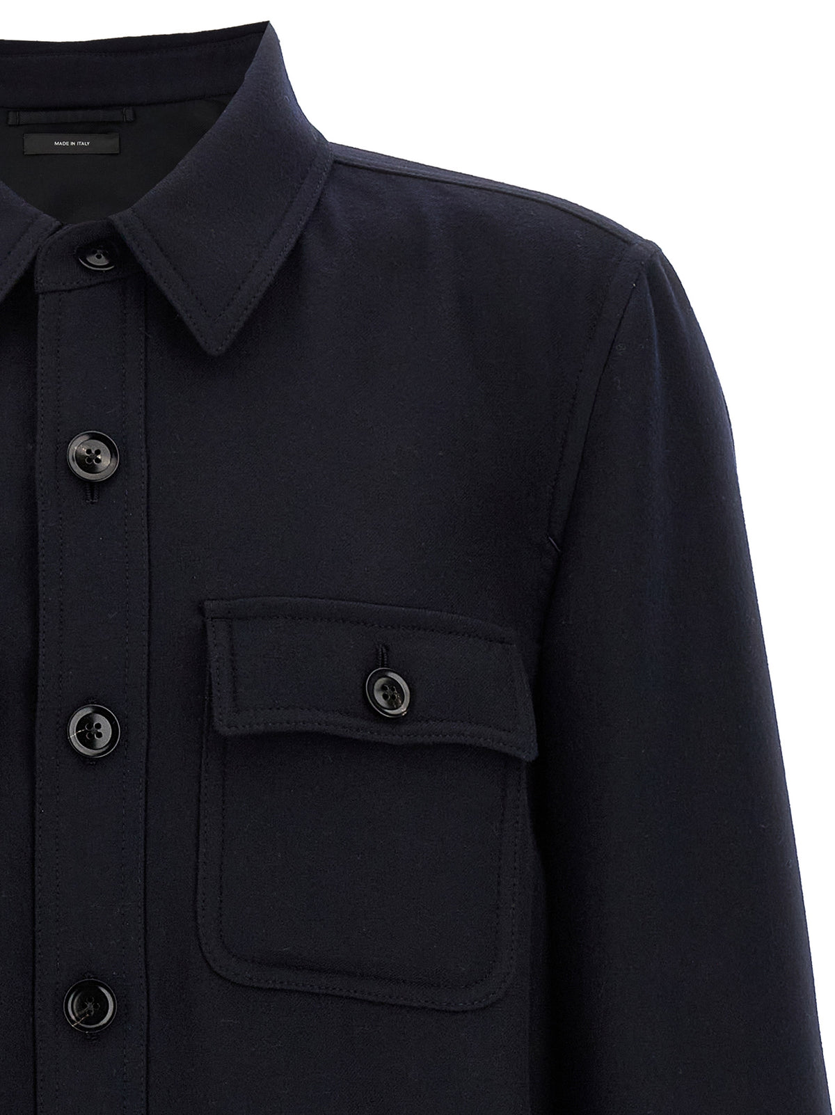 Tom Ford Blue Wool Men's Blouse