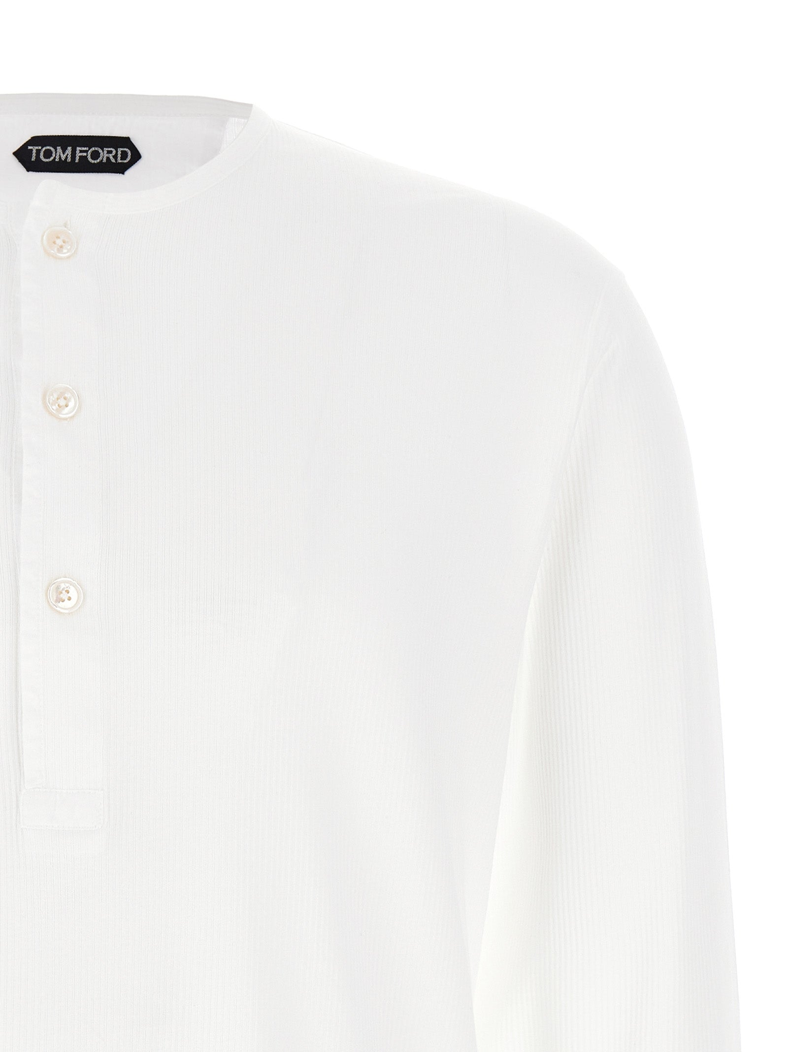 Tom Ford White Cotton Men's T-Shirt