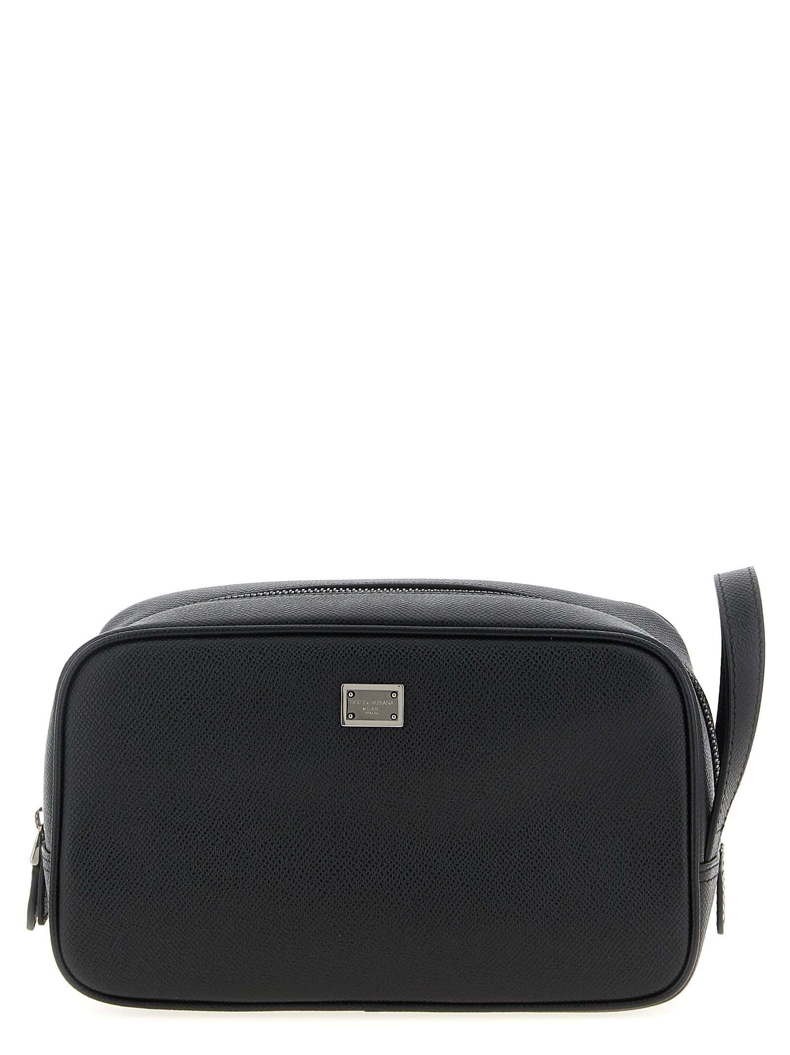 Dolce & Gabbana Black Calfskin Leather Men's Wallet