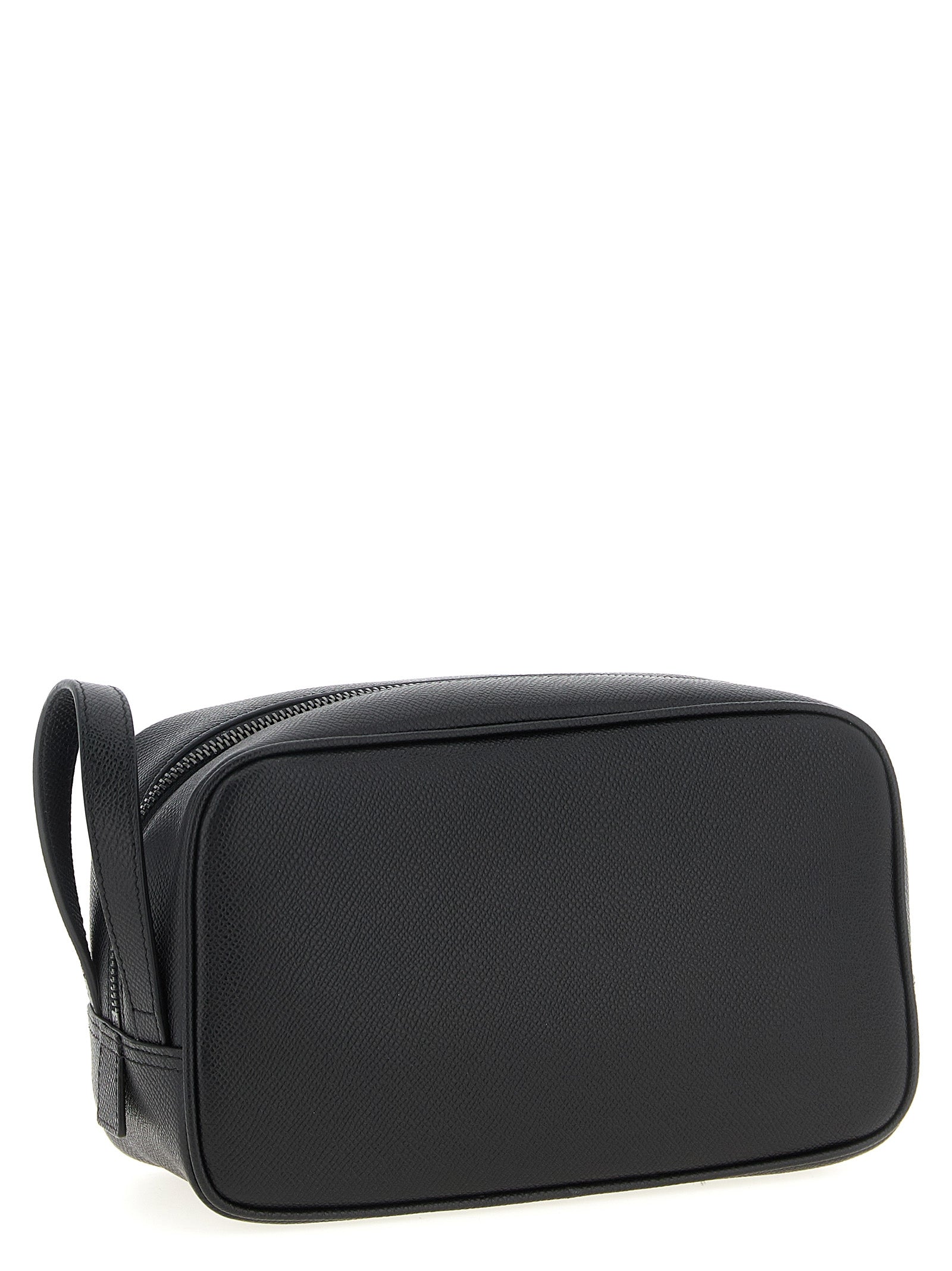 Dolce & Gabbana Black Calfskin Leather Men's Wallet