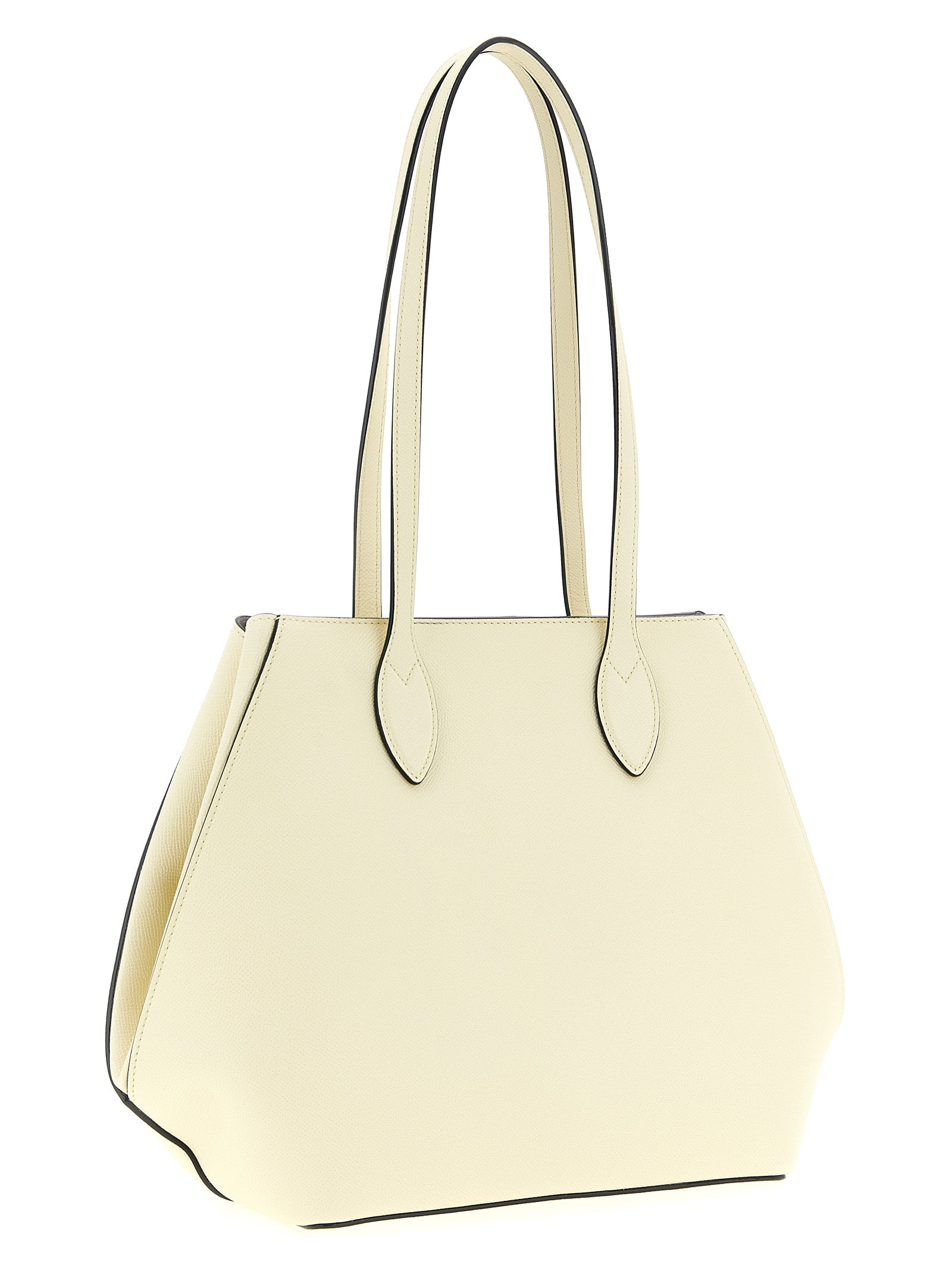 Valextra White Calfskin Tote Women's Bag