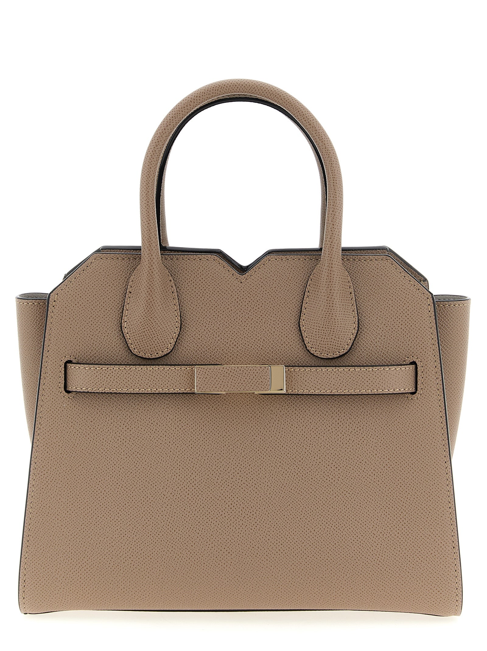 Valextra Beige Calfskin Women's Handbag