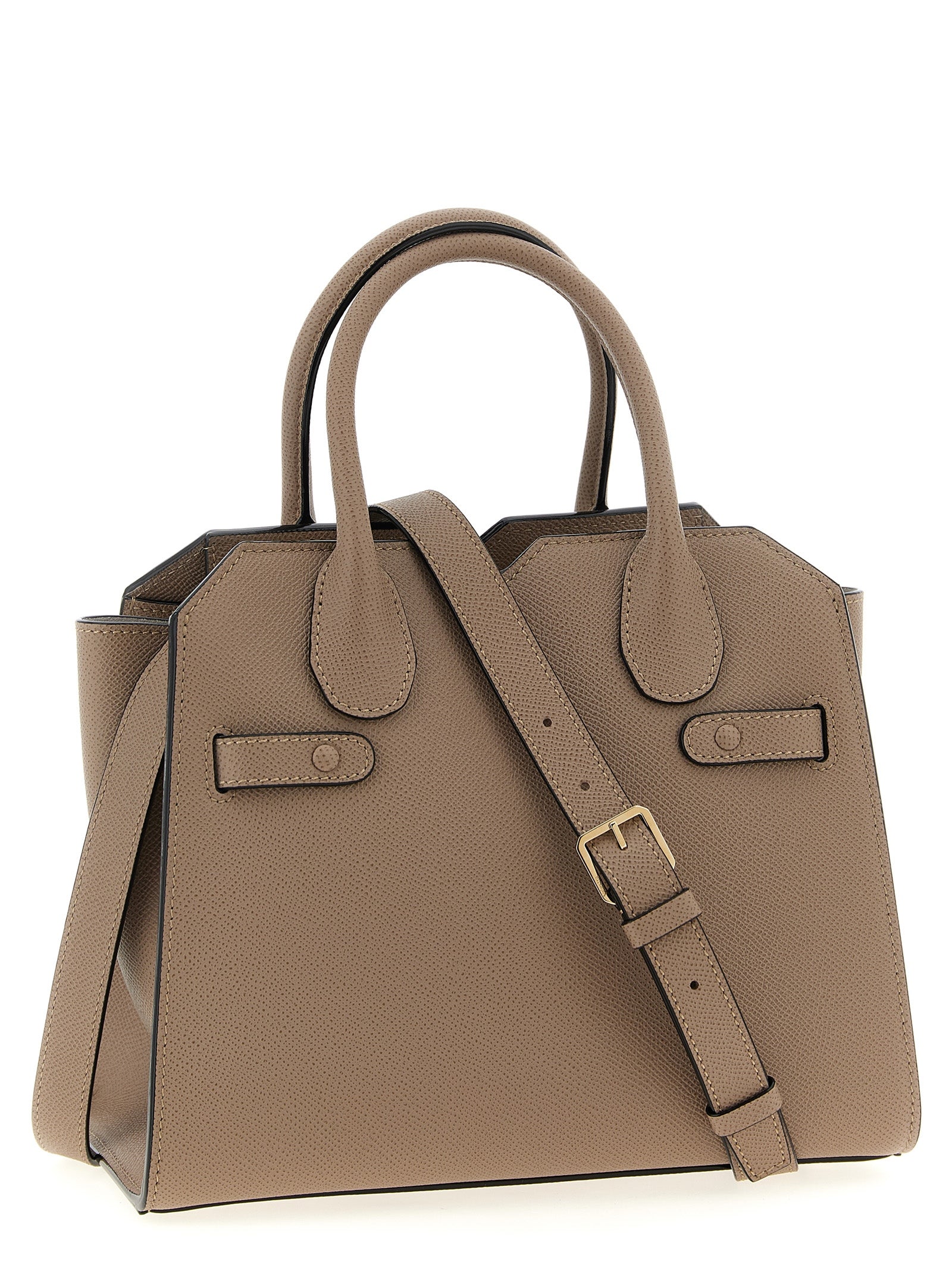 Valextra Beige Calfskin Women's Handbag