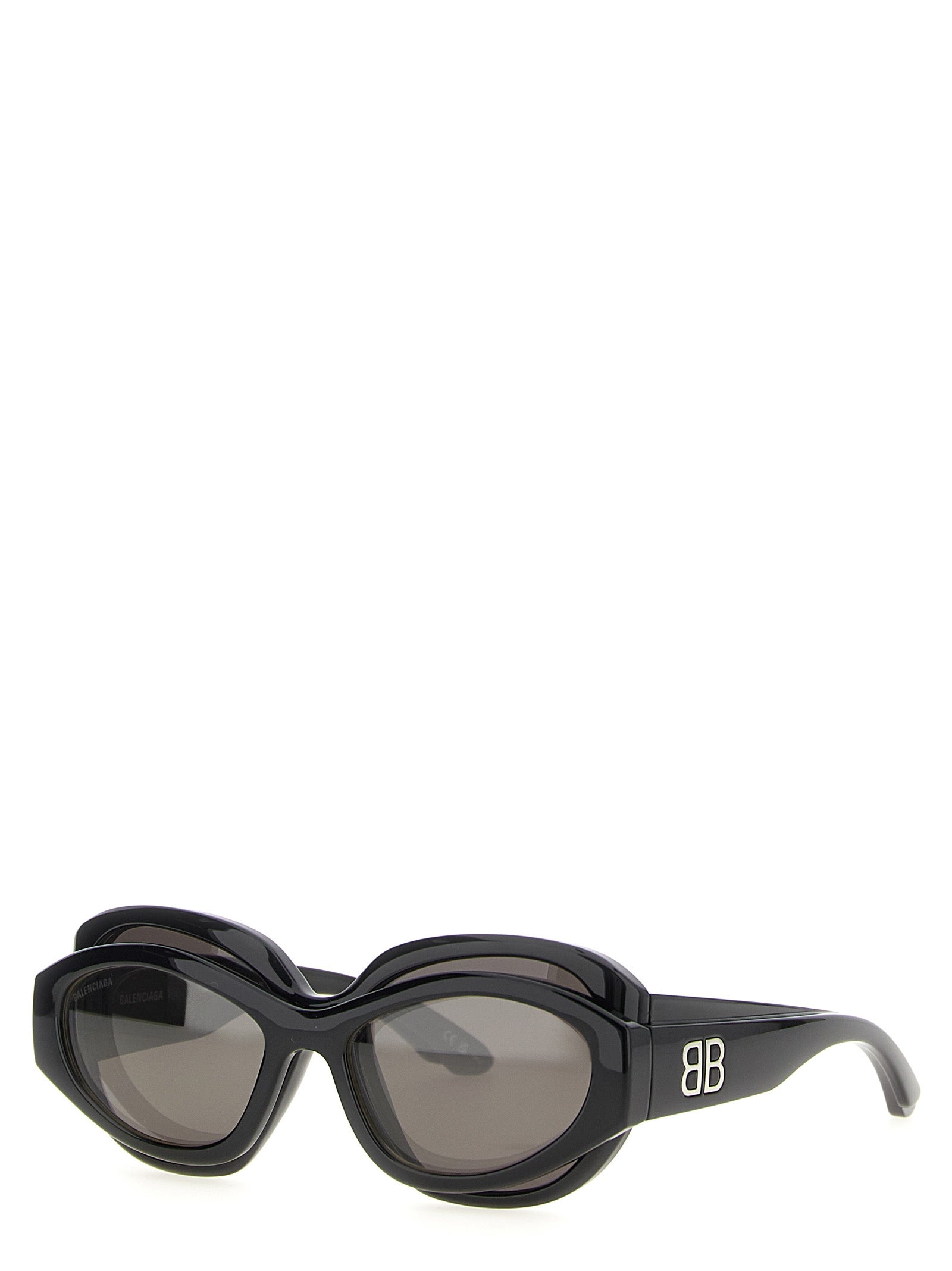 Balenciaga Black Polyamide Women's Sunglasses