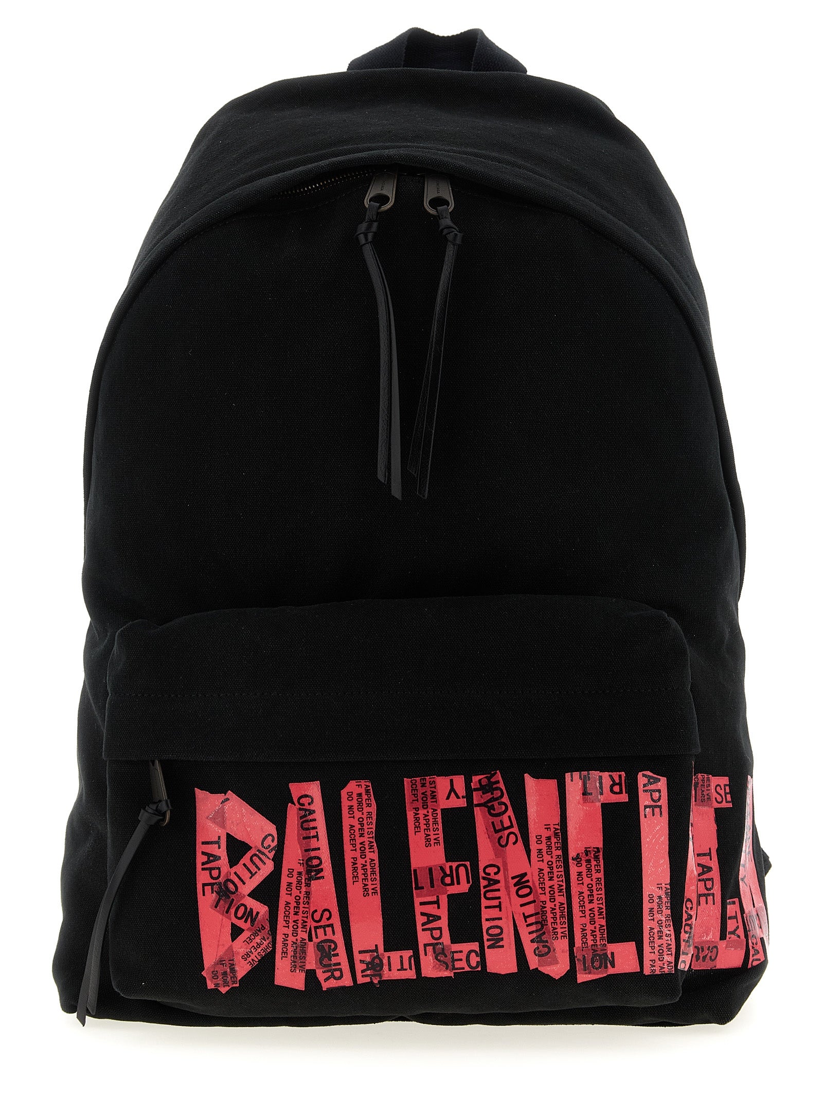 Balenciaga Black Cotton Men's Backpack