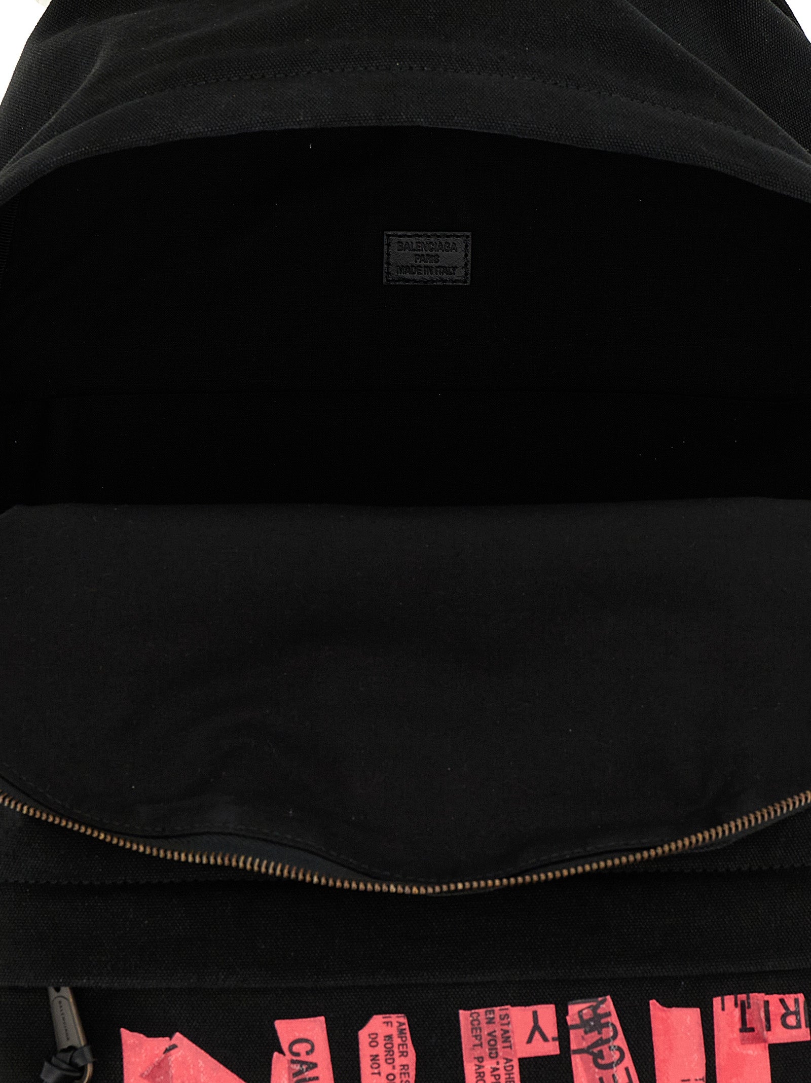Balenciaga Black Cotton Men's Backpack