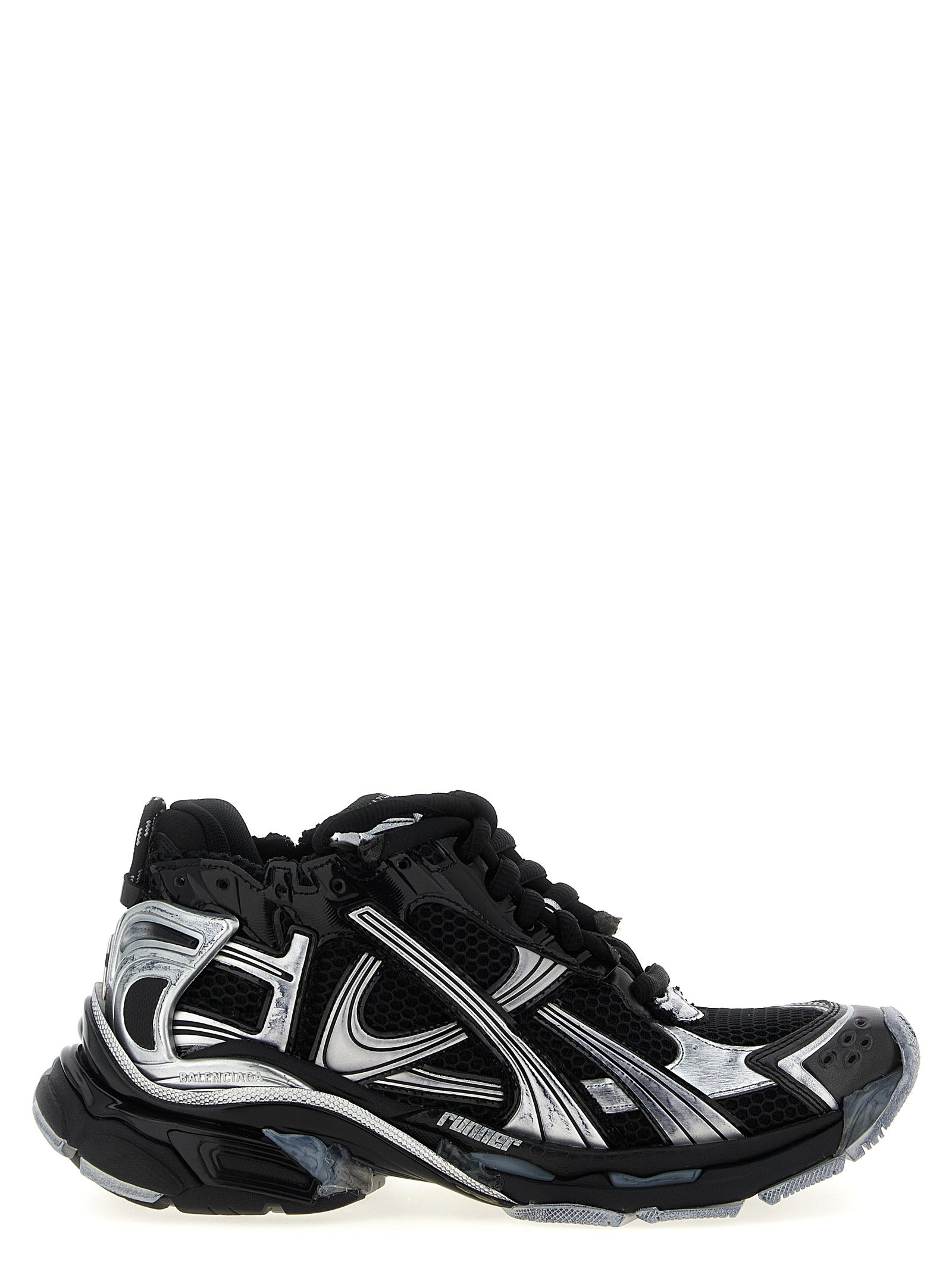 Balenciaga Black Polyethylene Athletic Men's Sneakers