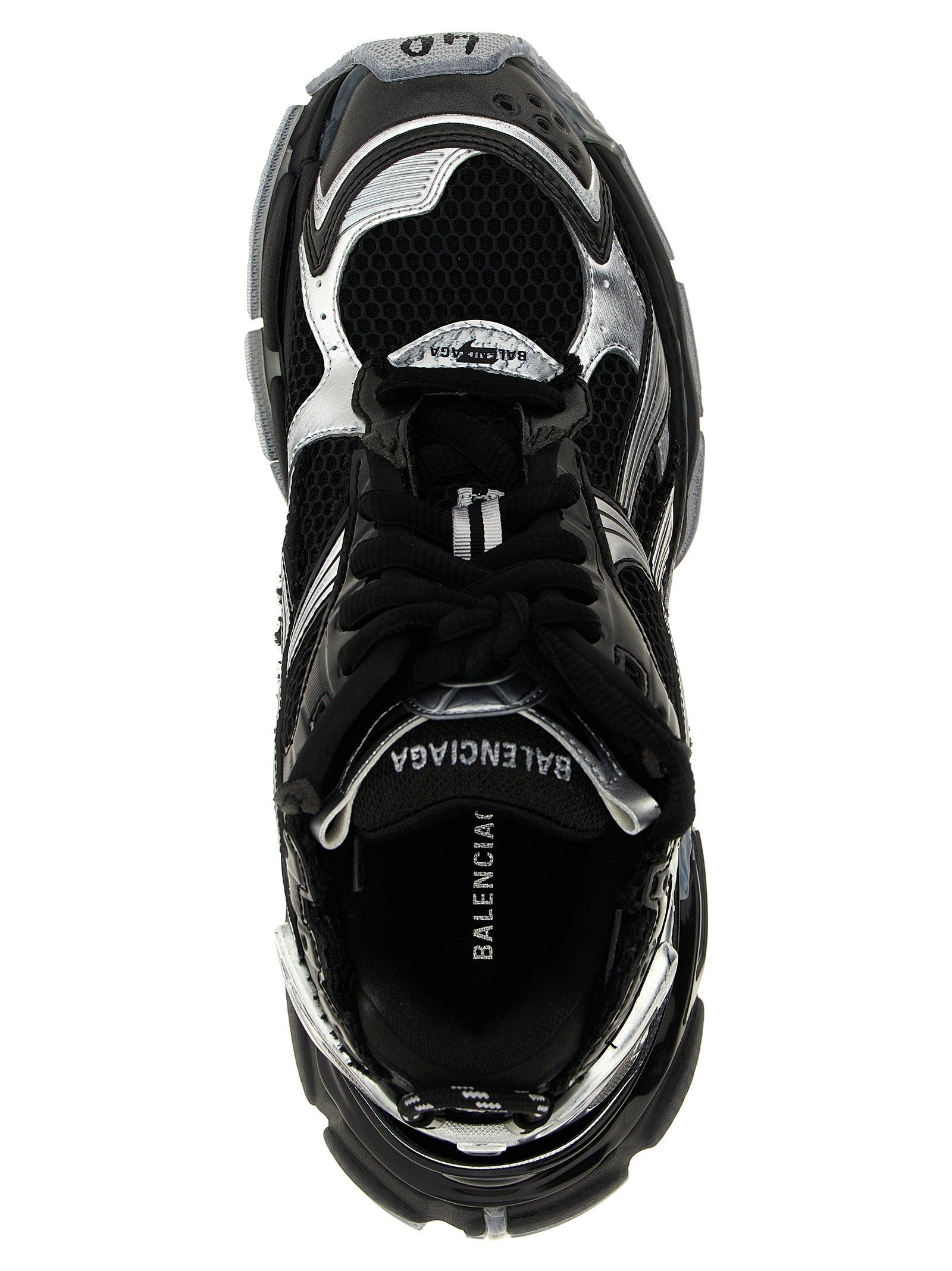 Balenciaga Black Polyethylene Athletic Men's Sneakers