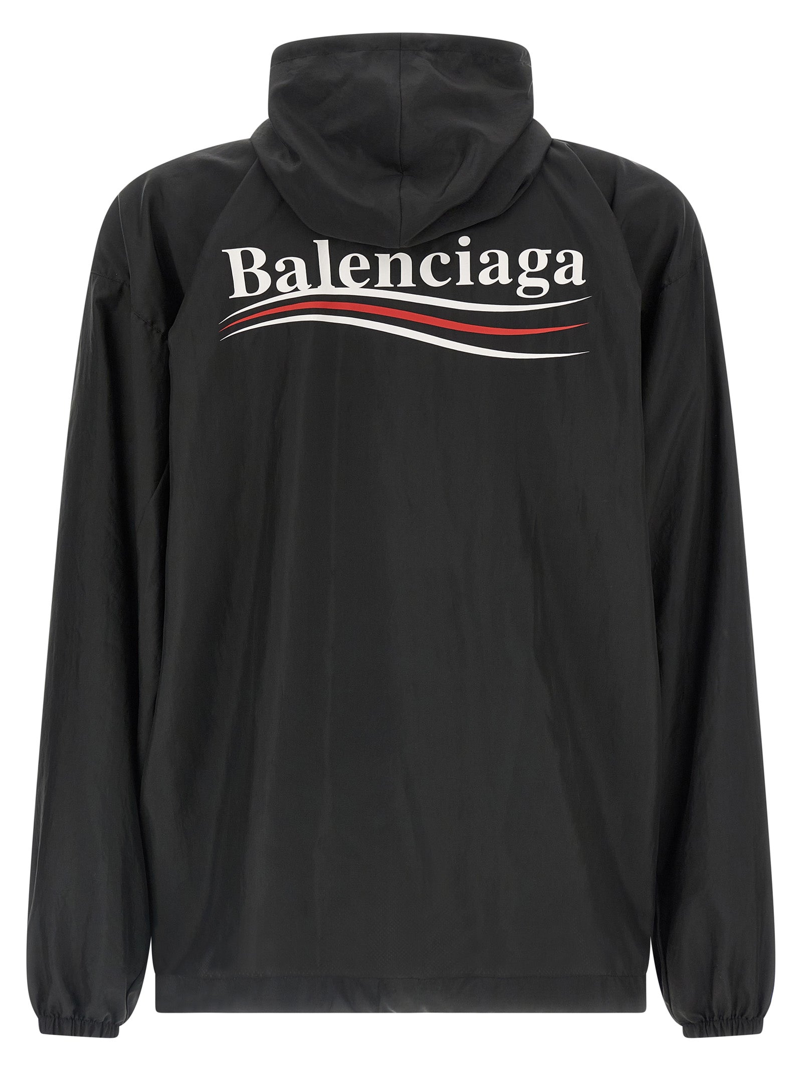 Balenciaga Black Polyester Shell Men's Jacket