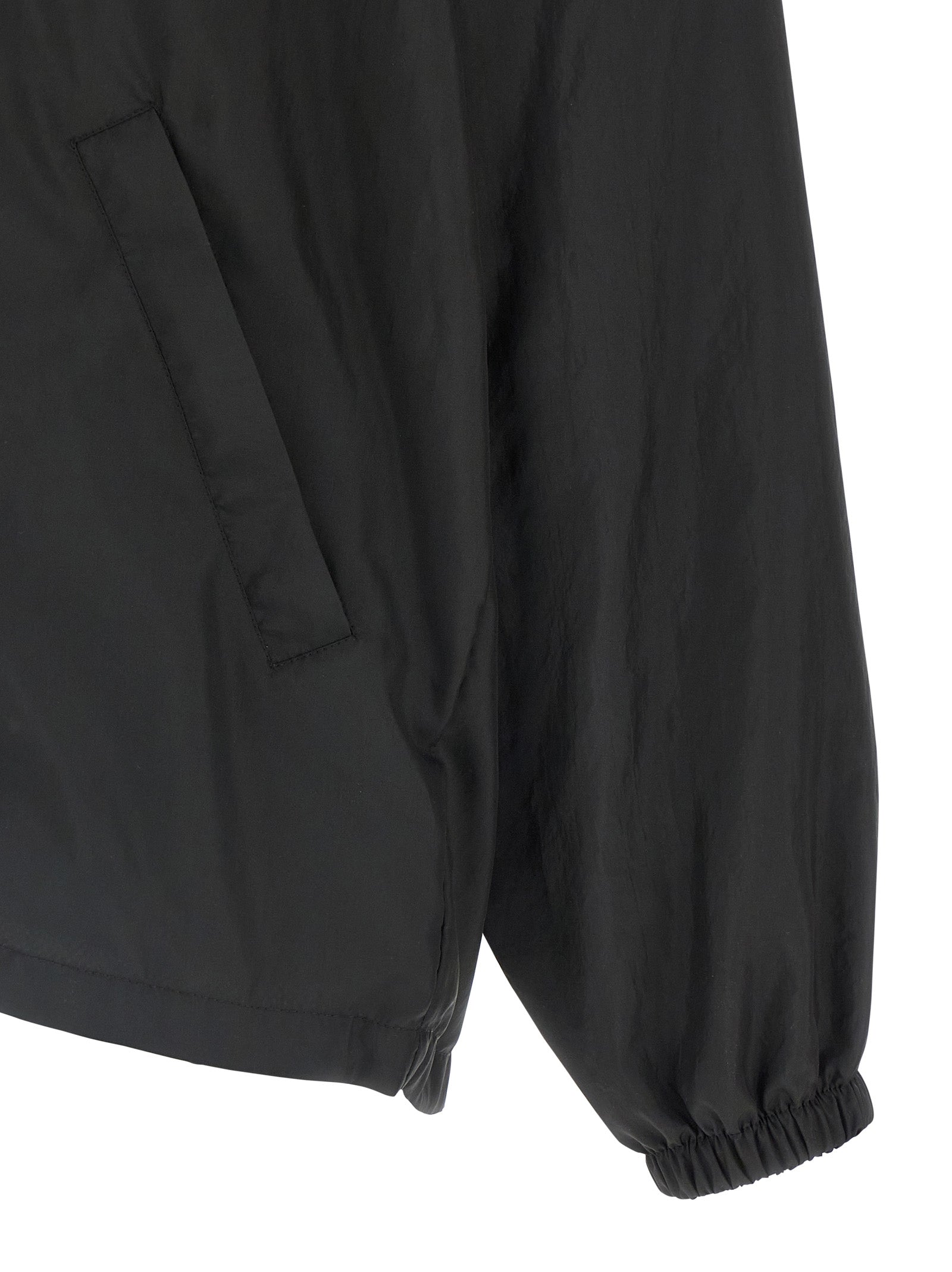 Balenciaga Black Polyester Shell Men's Jacket