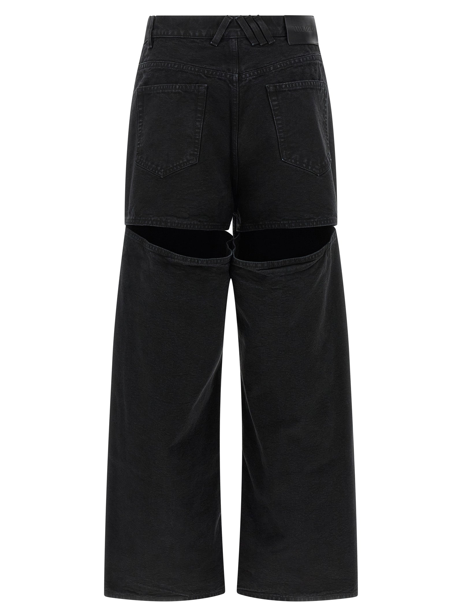The Attico Black Cotton Jeans Women's Denim