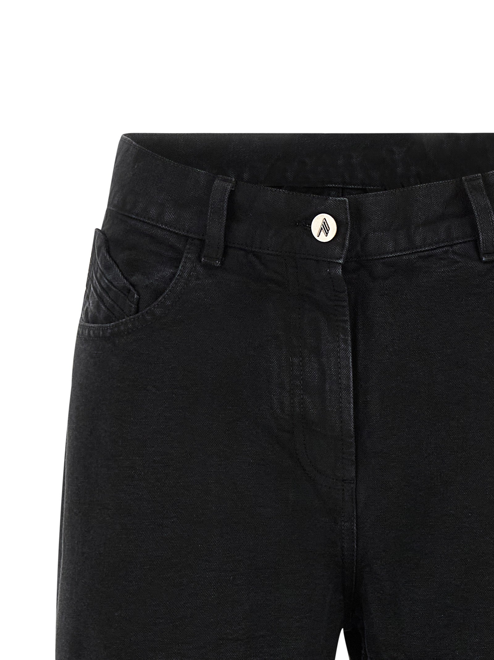 The Attico Black Cotton Jeans Women's Denim